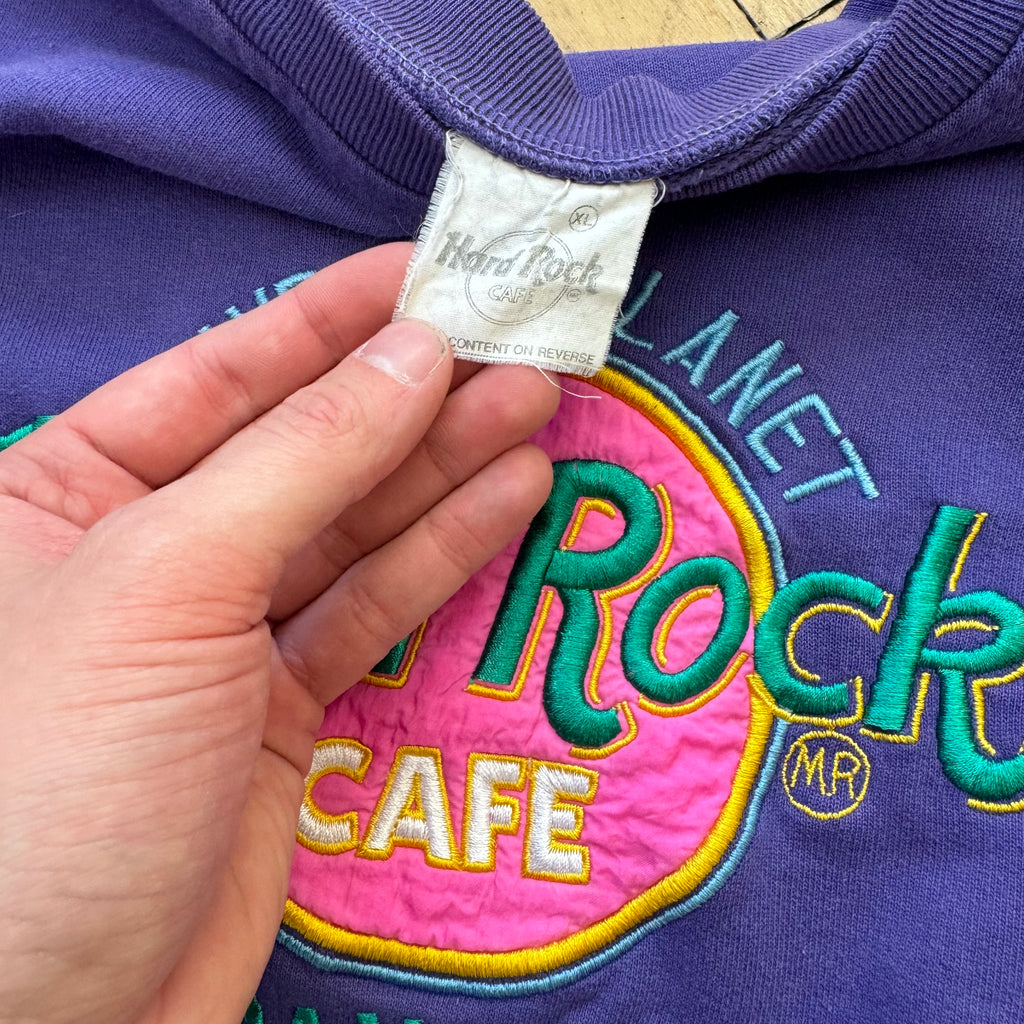 Vintage Hard Rock Cafe Cancun CrewNeck Sz L