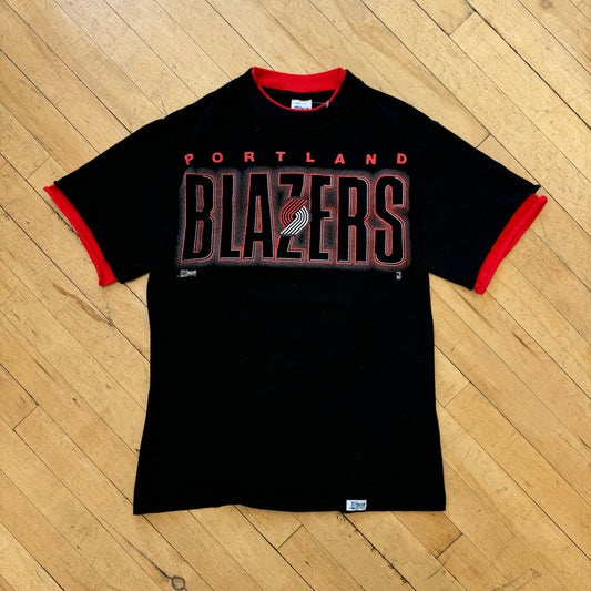 Vintage Salem Portland Blazers SpellOut T-shirt Sz M