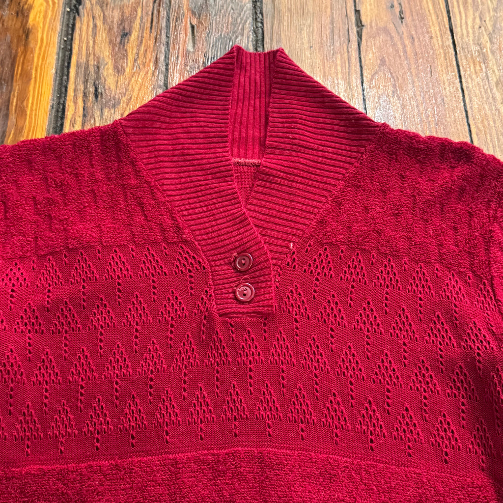 Vintage Light Weight Red Sweater Sz S