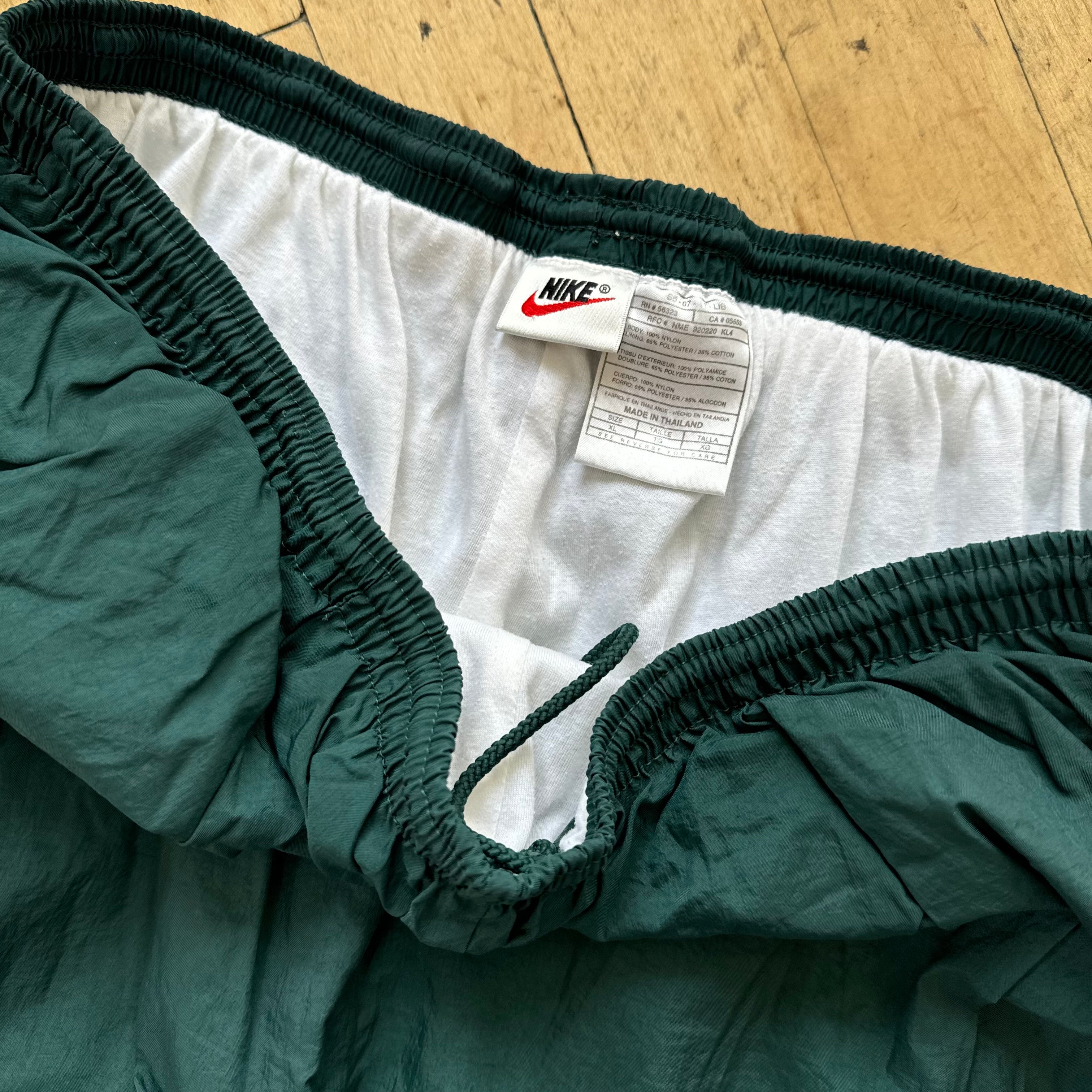 Vintage Forest Green Nike Trackpants Sz XL