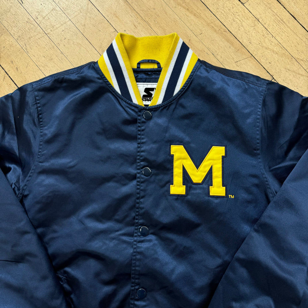 Vintage Starter Michigan Bomber Jacket Sz M