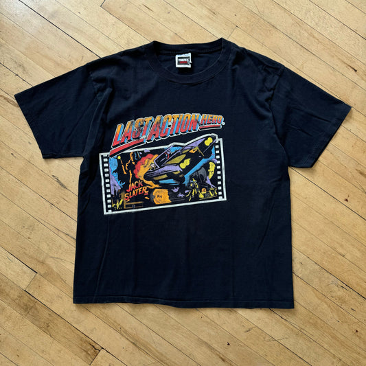 Vintage Last Action Hero Movie Promo T-shirt Sz XL