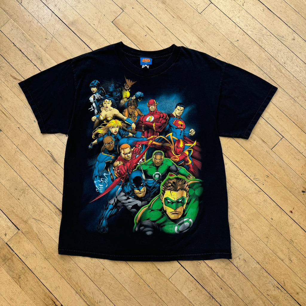 2000s Justice League DC T-shirt Sz L