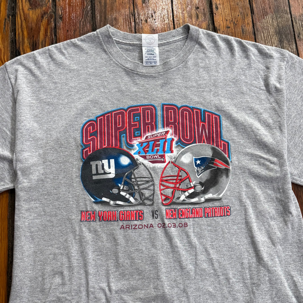 Y2K Super Bowl Giants Vs. Patriots T-Shirt Sz XL