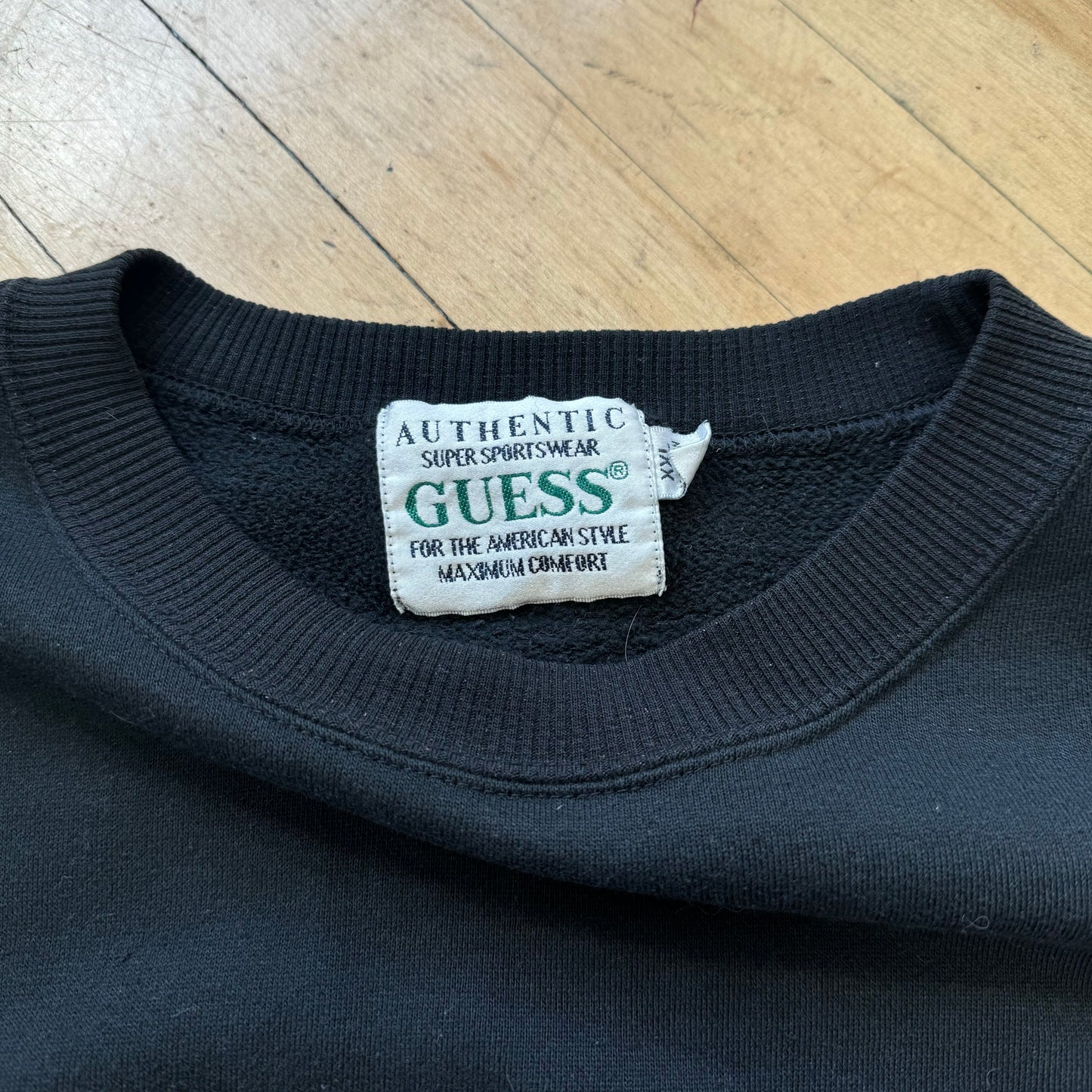 Vintage Guess USA World Champion CrewNeck Sz XXL