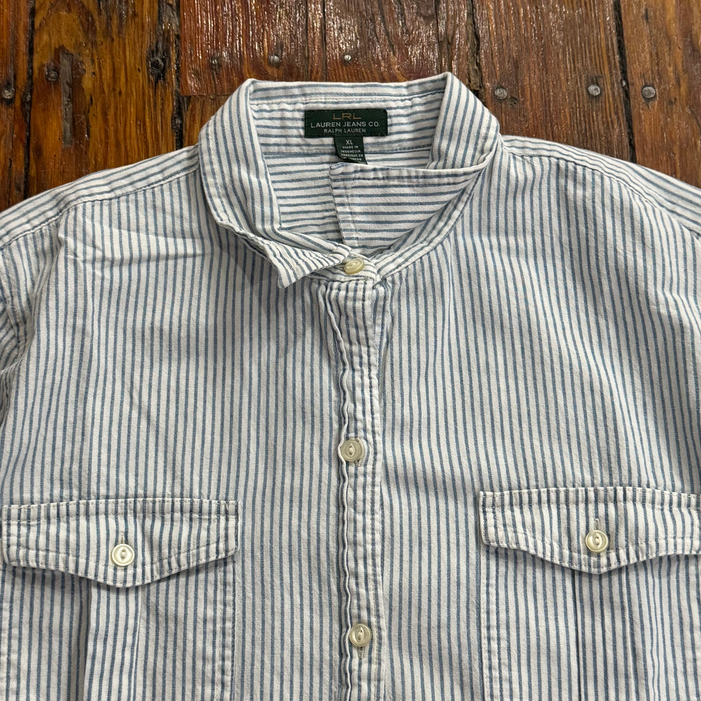 Vintage Polo Ralph Lauren Striped Button up Shirt Sz XS