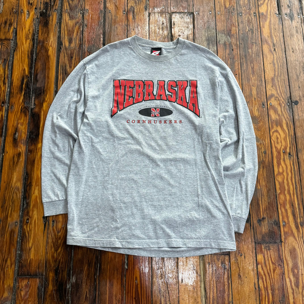 Vintage Nebraska Huskers Long Sleeve T-shirt Sz XL