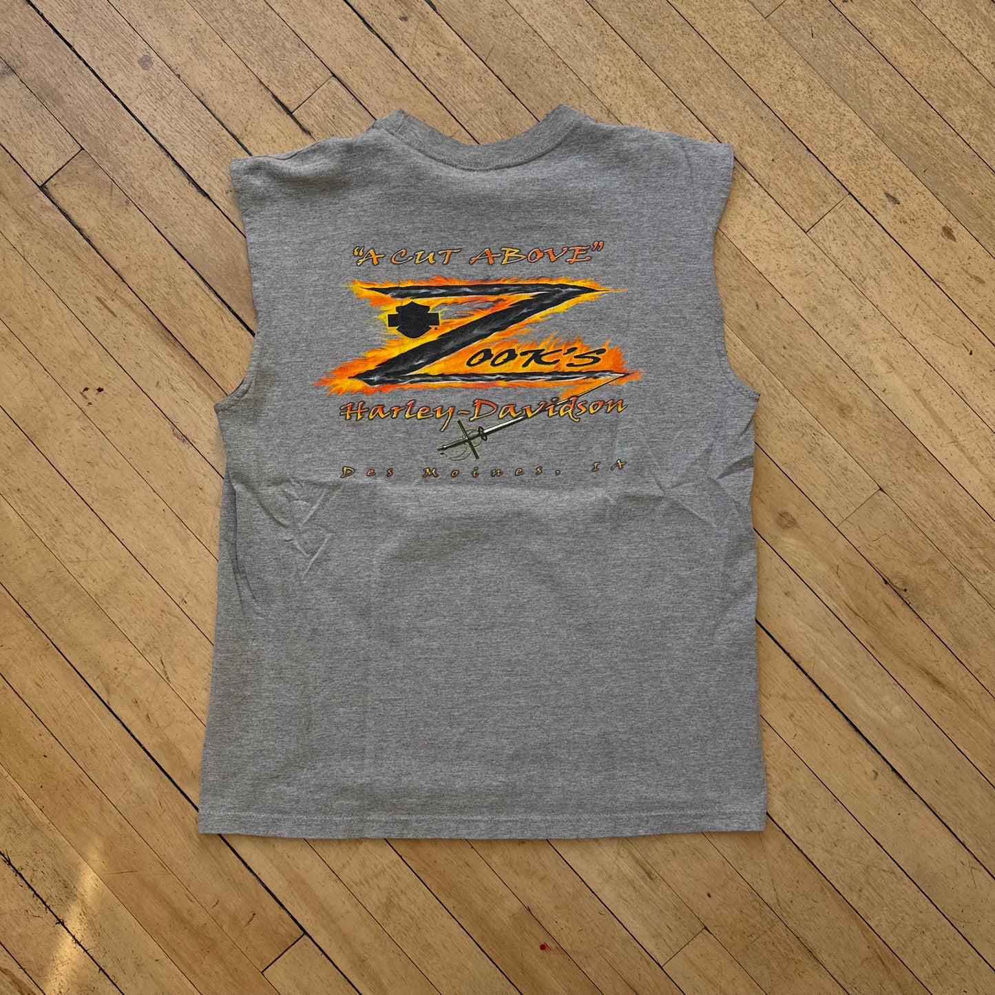 Harley Davidson Zooks Sleeveless T-shirt Sz M