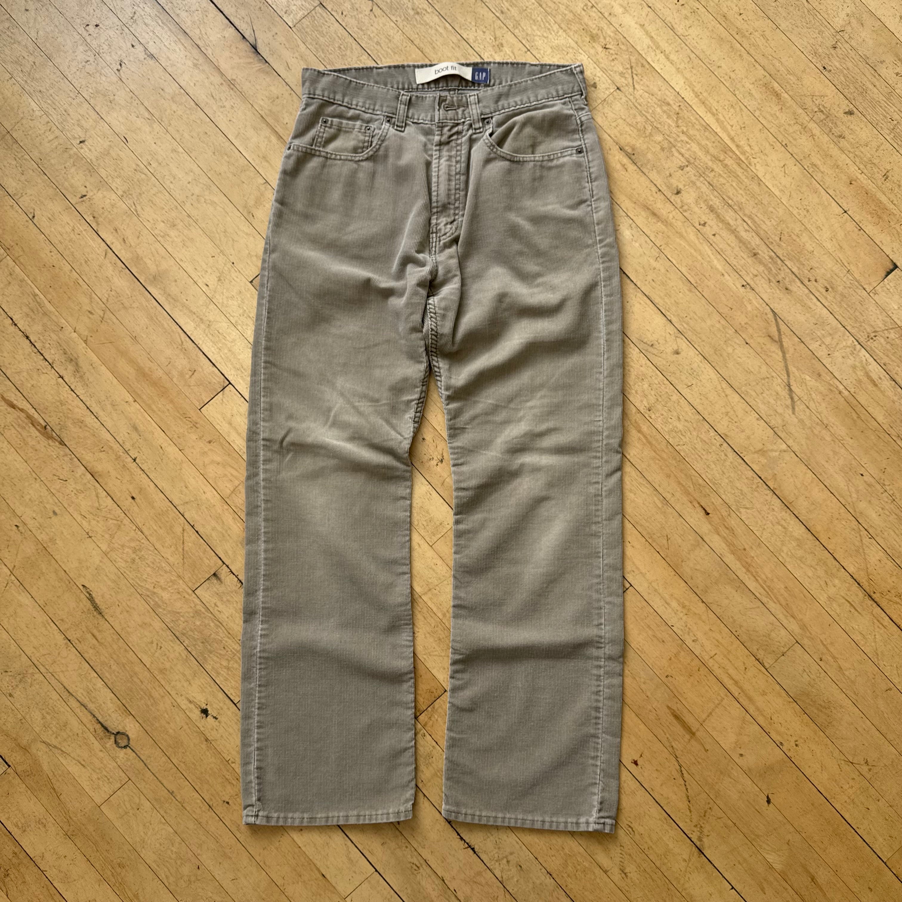 Vintage Gap Corduroy Khaki Pants Sz 32x32