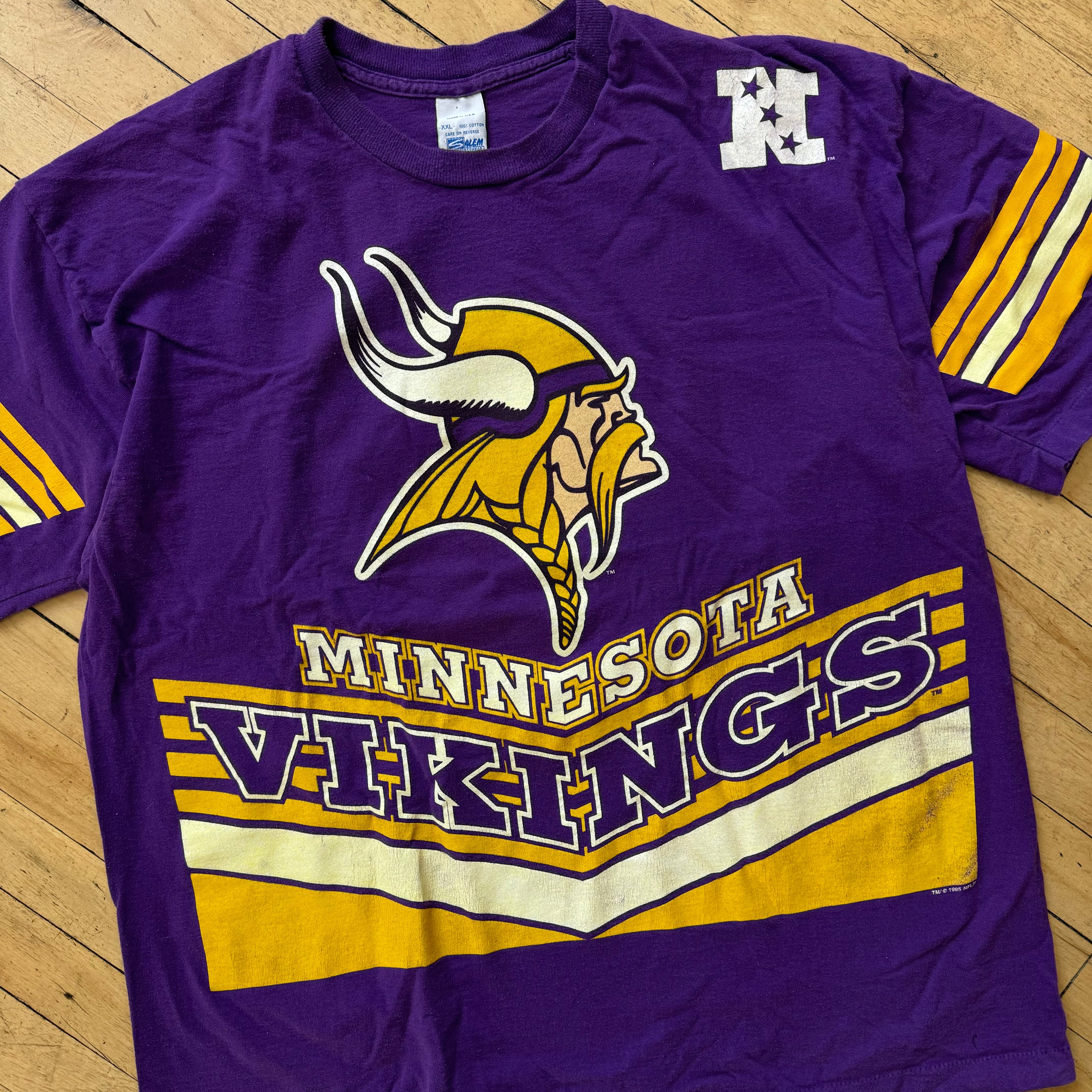 Vintage Minnesota Vikings Salem T-shirt Sz XXL