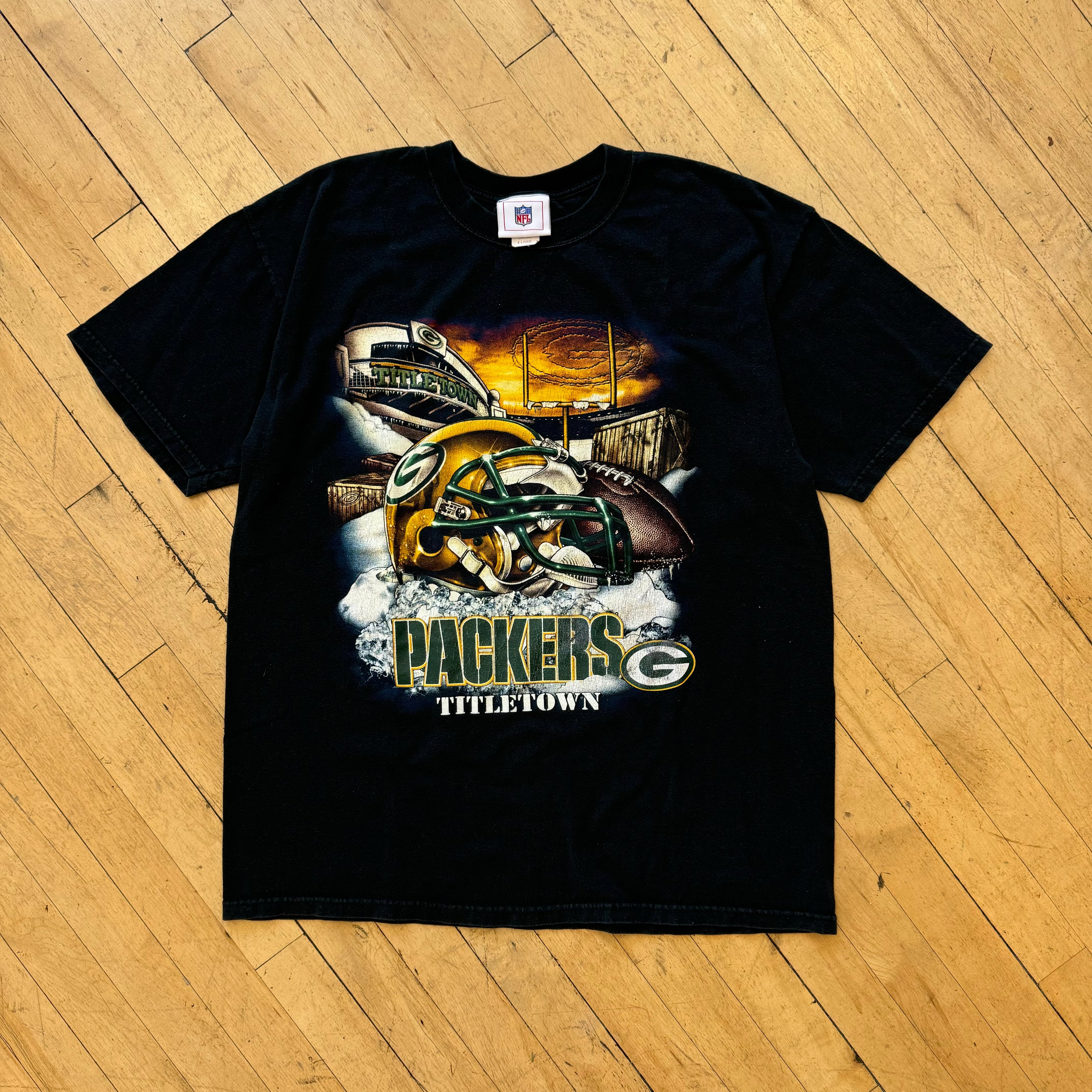 Vintage GreenBay Packers Title-town T-shirt Sz XL