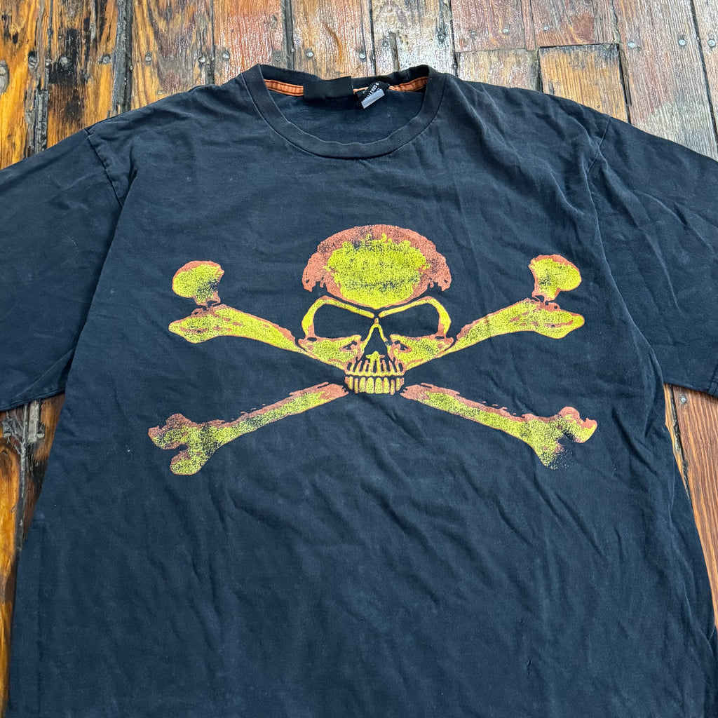 Y2K No Boundaries Skull T-shirt Sz XL