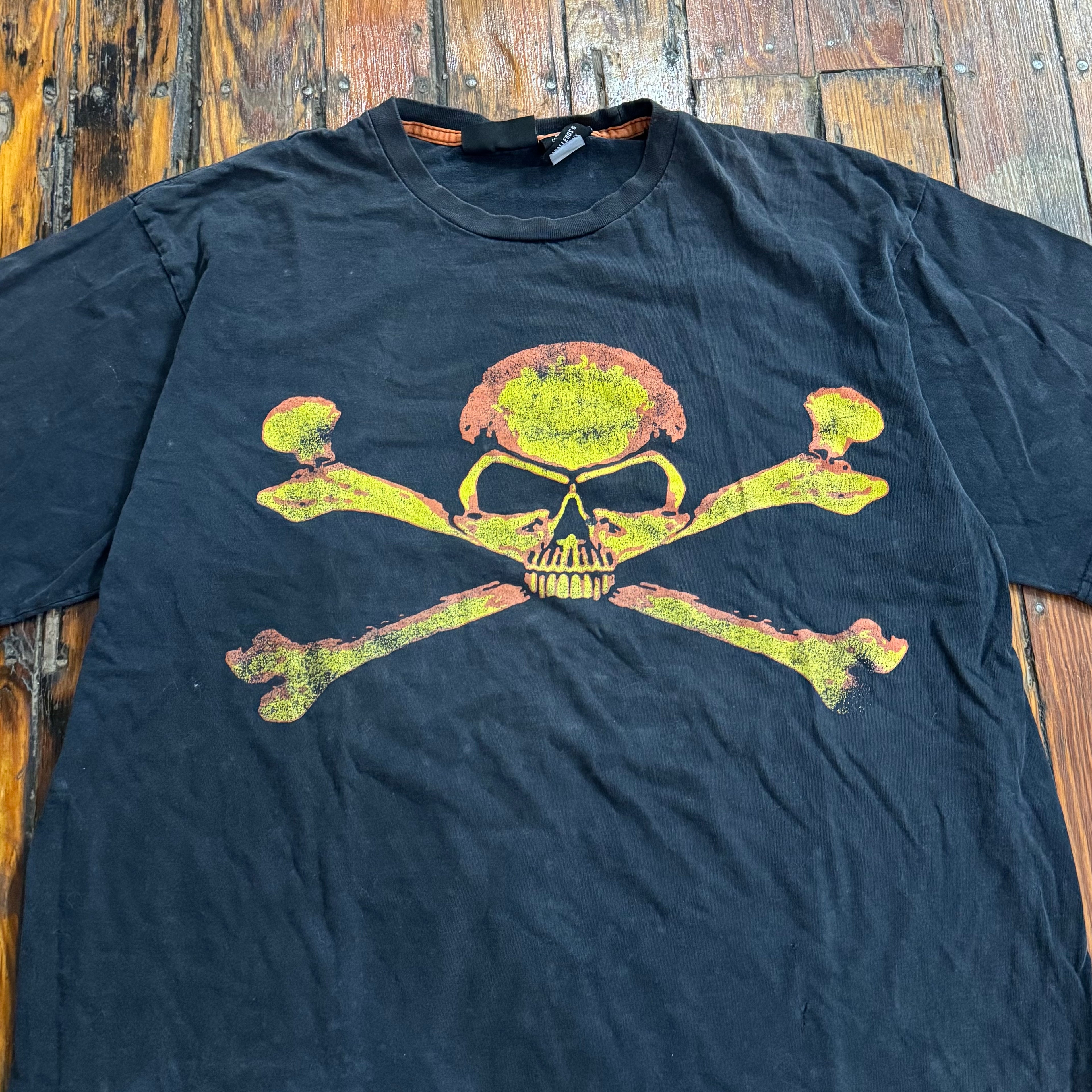 Y2K No Boundaries Skull T-shirt Sz XL