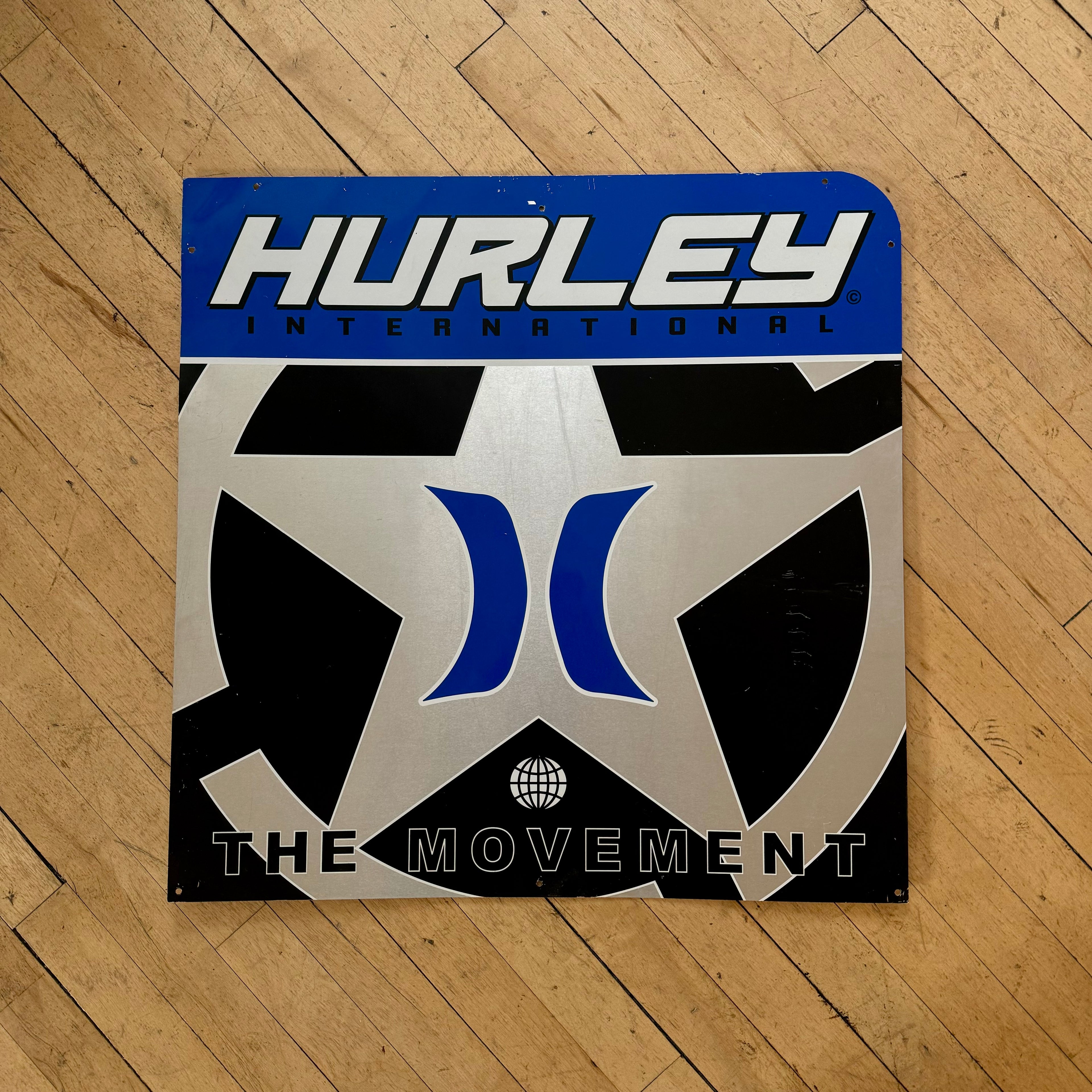 Orginal Hurley The Movement Metal Store Display Promo