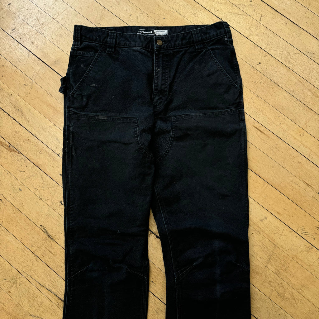 2000s Carhartt Double Knee Straight fit Denim Jeans Sz 34x34