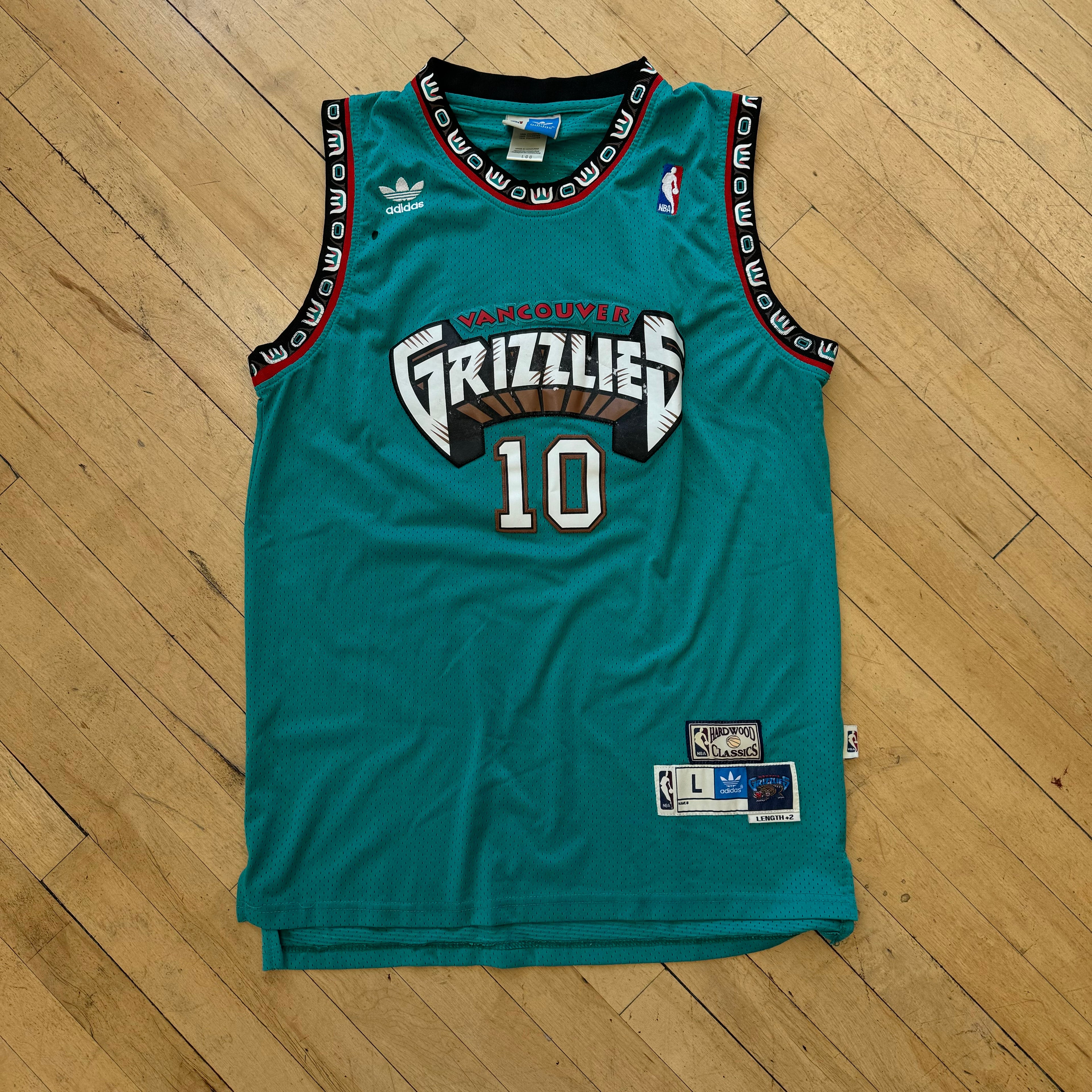 Adidas Vancouver Grizzles “Bibby” Jersey Sz M