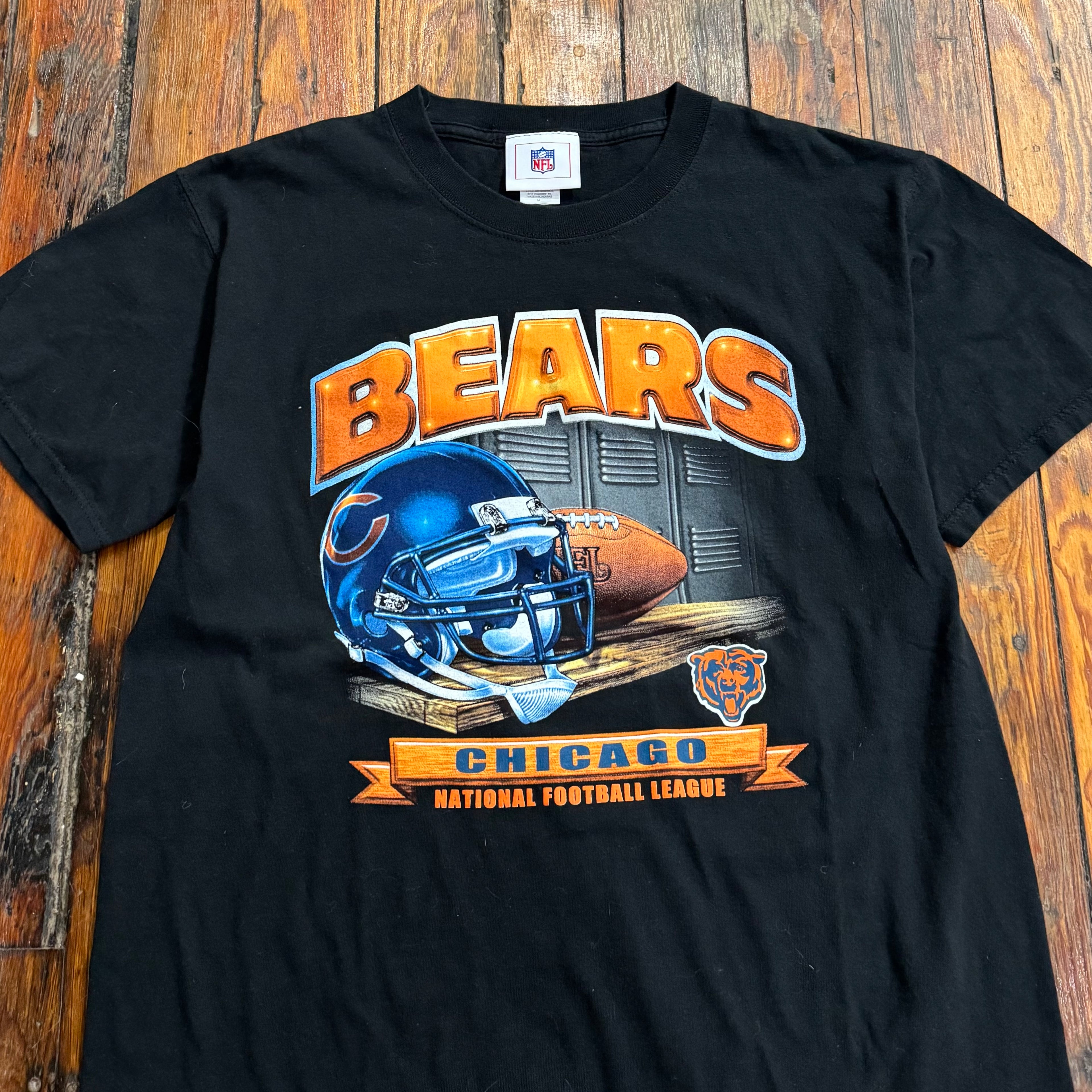 Vintage Chicago Bears Helmet T-shirt Sz M