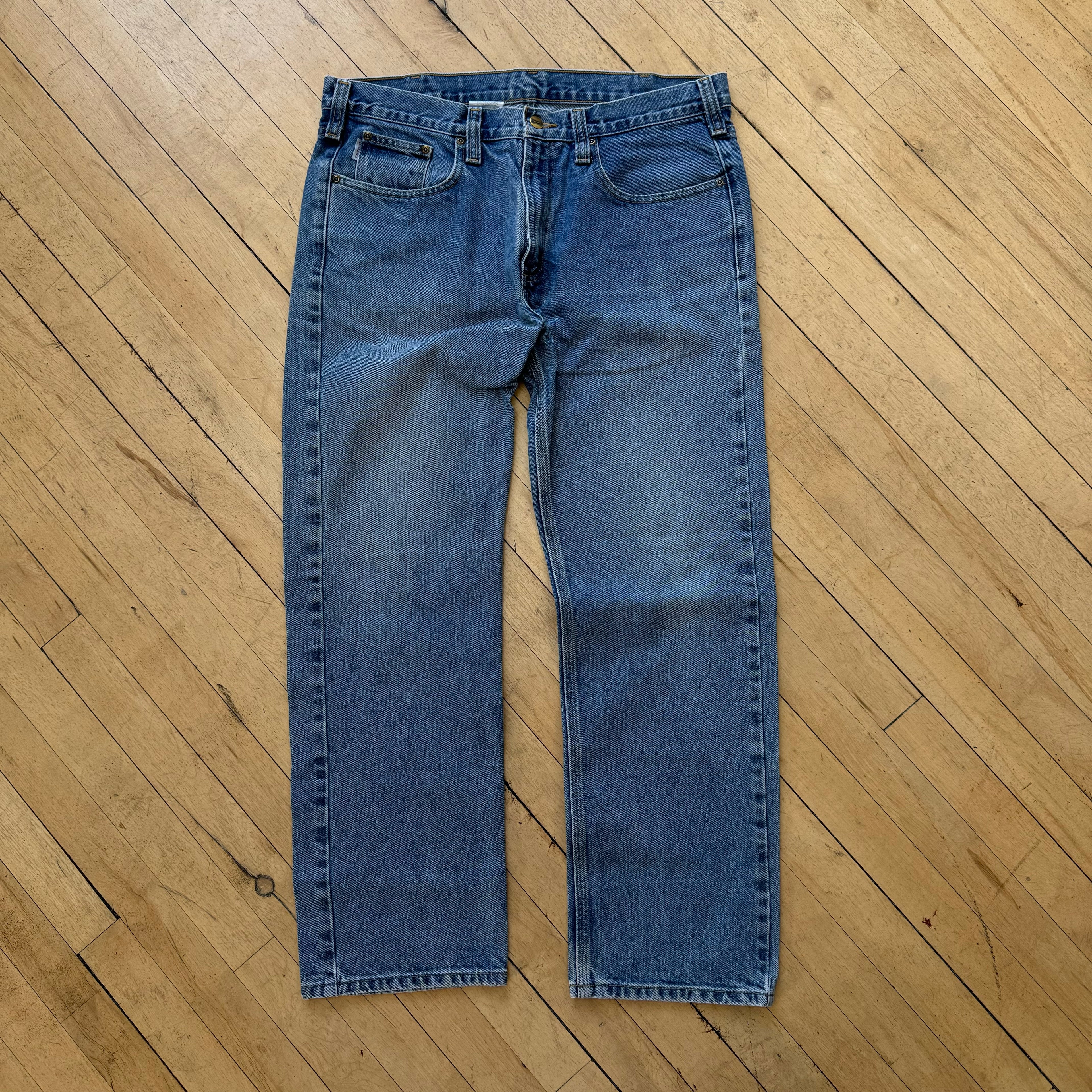 Vintage Carhartt Denim Jeans Sz 36x30