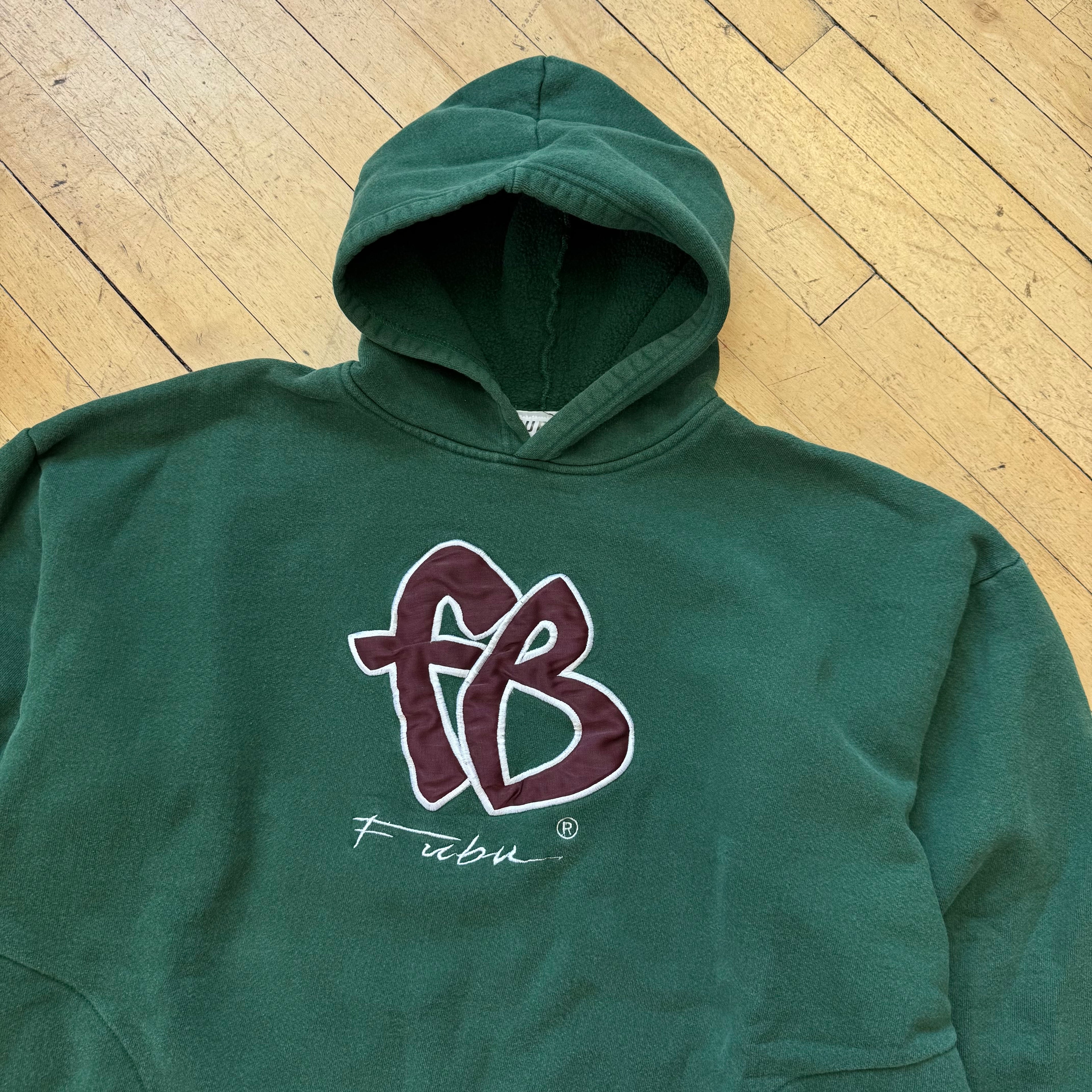 Vintage Fubu Logo Hoodie Sz XL