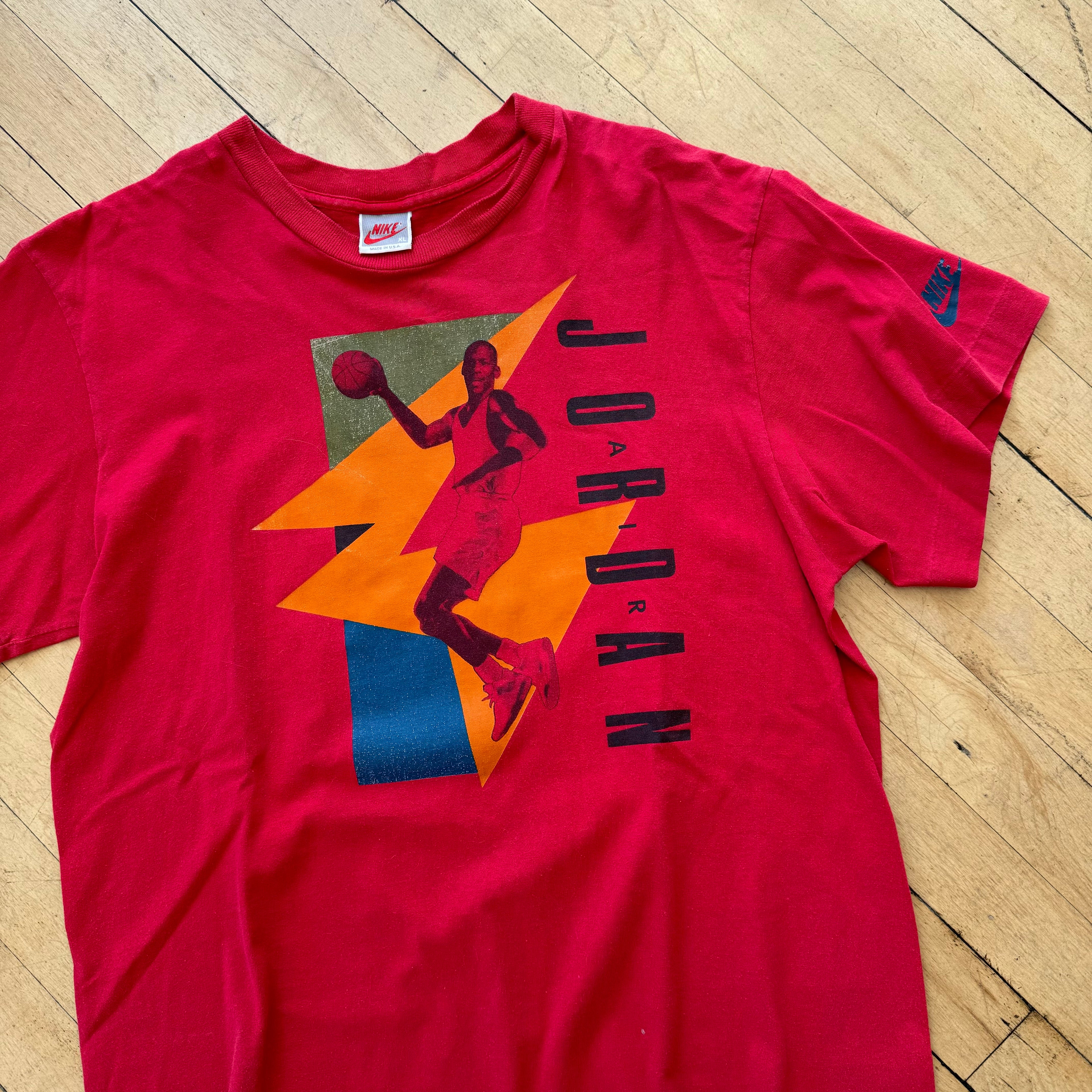 Vintage Nike Micheal Jordan Retro T-shirt Sz L