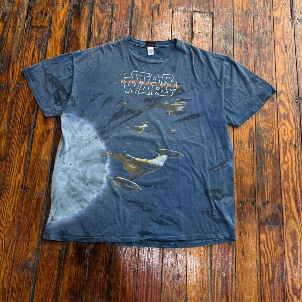 Vintage StarWars Promo Naboo Fighter T-shirt Sz XL