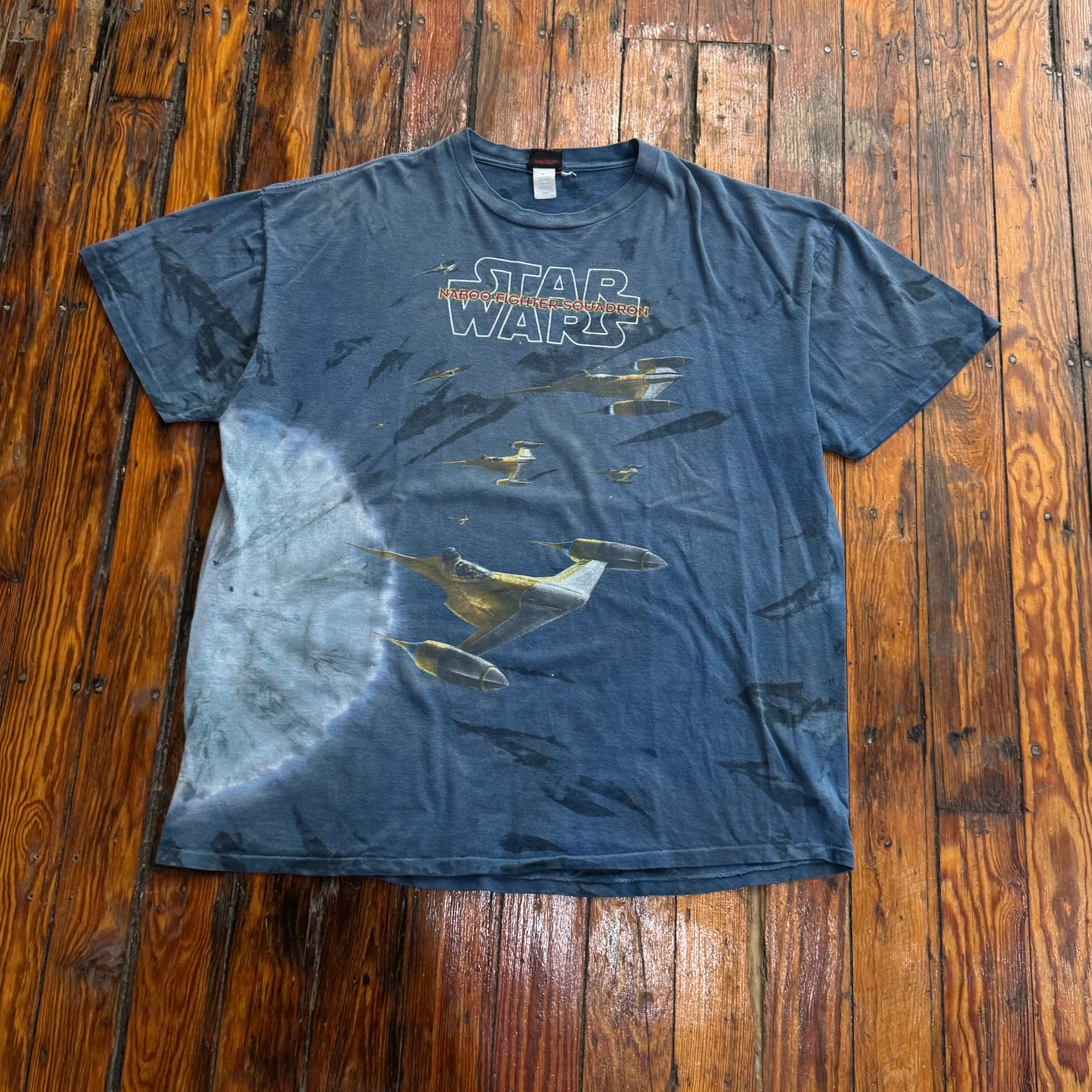 Vintage StarWars Promo Naboo Fighter T-shirt Sz XL