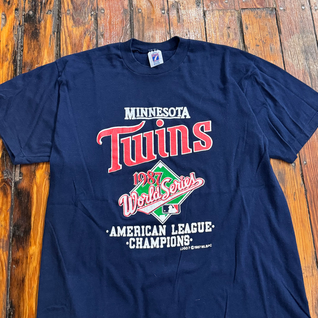 Vintage Minnesota Twins ‘87 World Series T-shirt Sz M