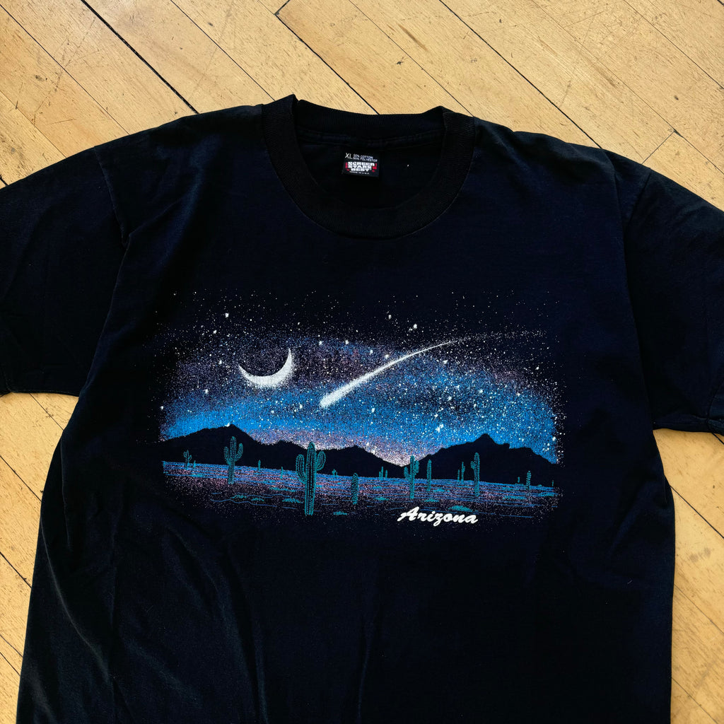 Vintage Arizona Night Nature T-shirt Sz L