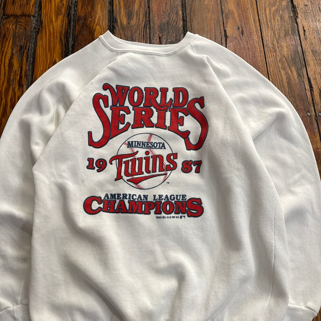 Vintage Minnesota Twins 87’ Series Crewneck Sz M