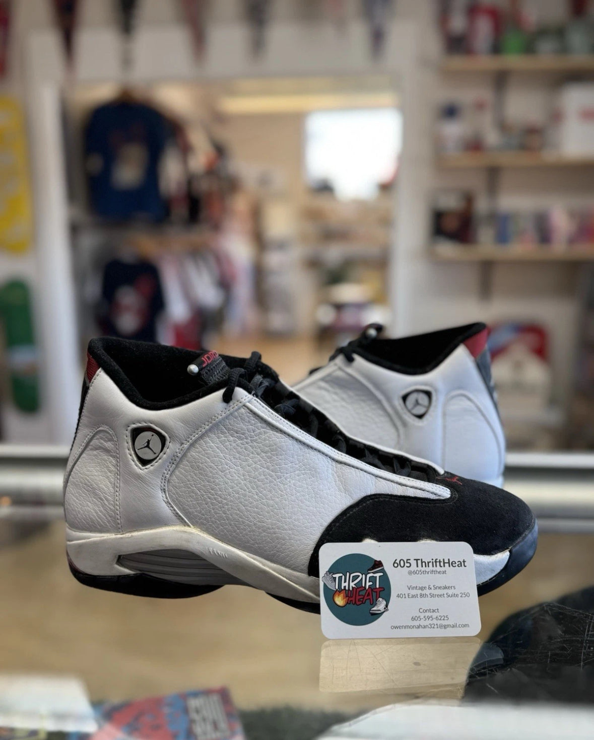 Jordan 14 Black Toe Sample Sz 11
