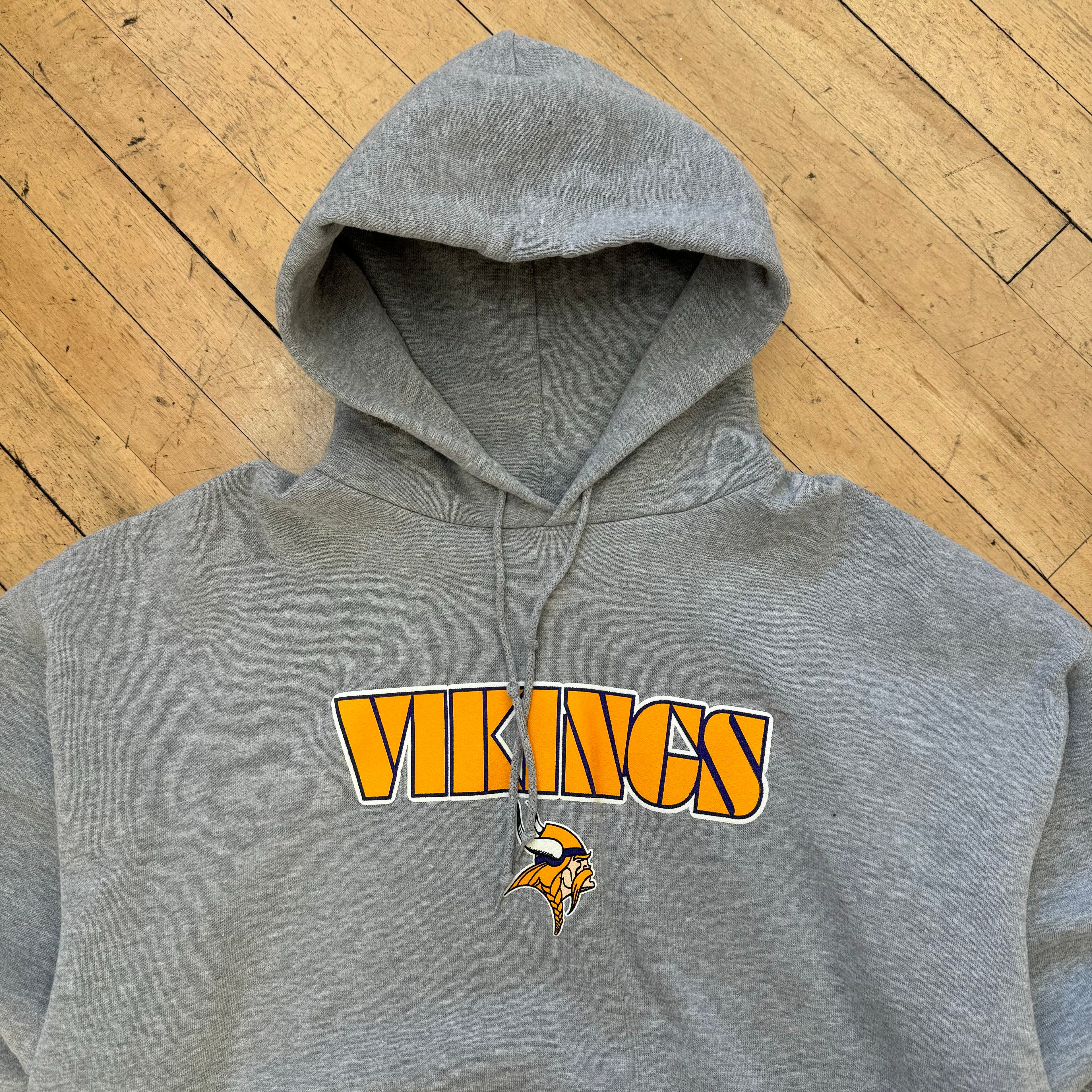 Vintage Minnesota Vikings Hoodie Sz L