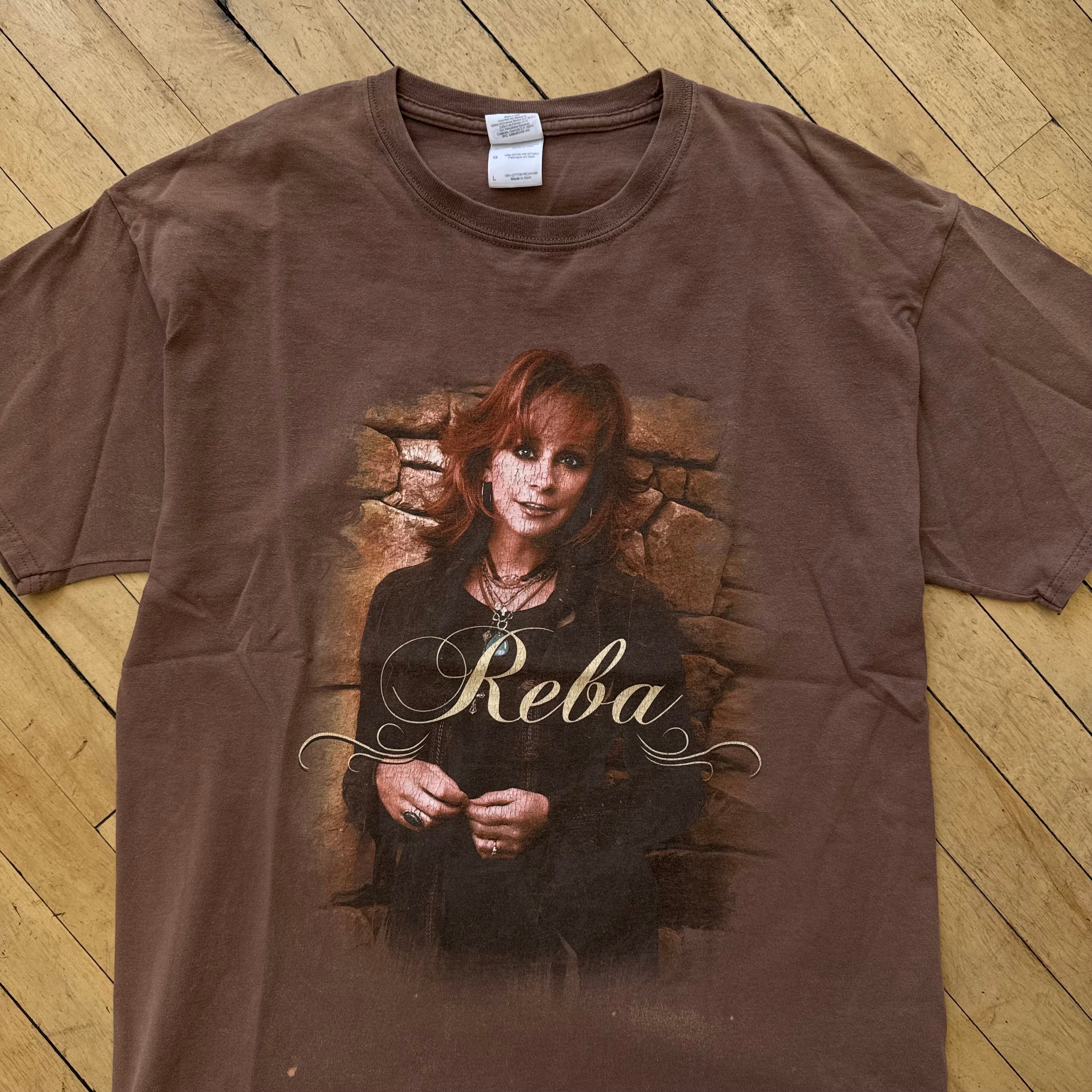 Vintage Reba Portrait T-shirt Sz L