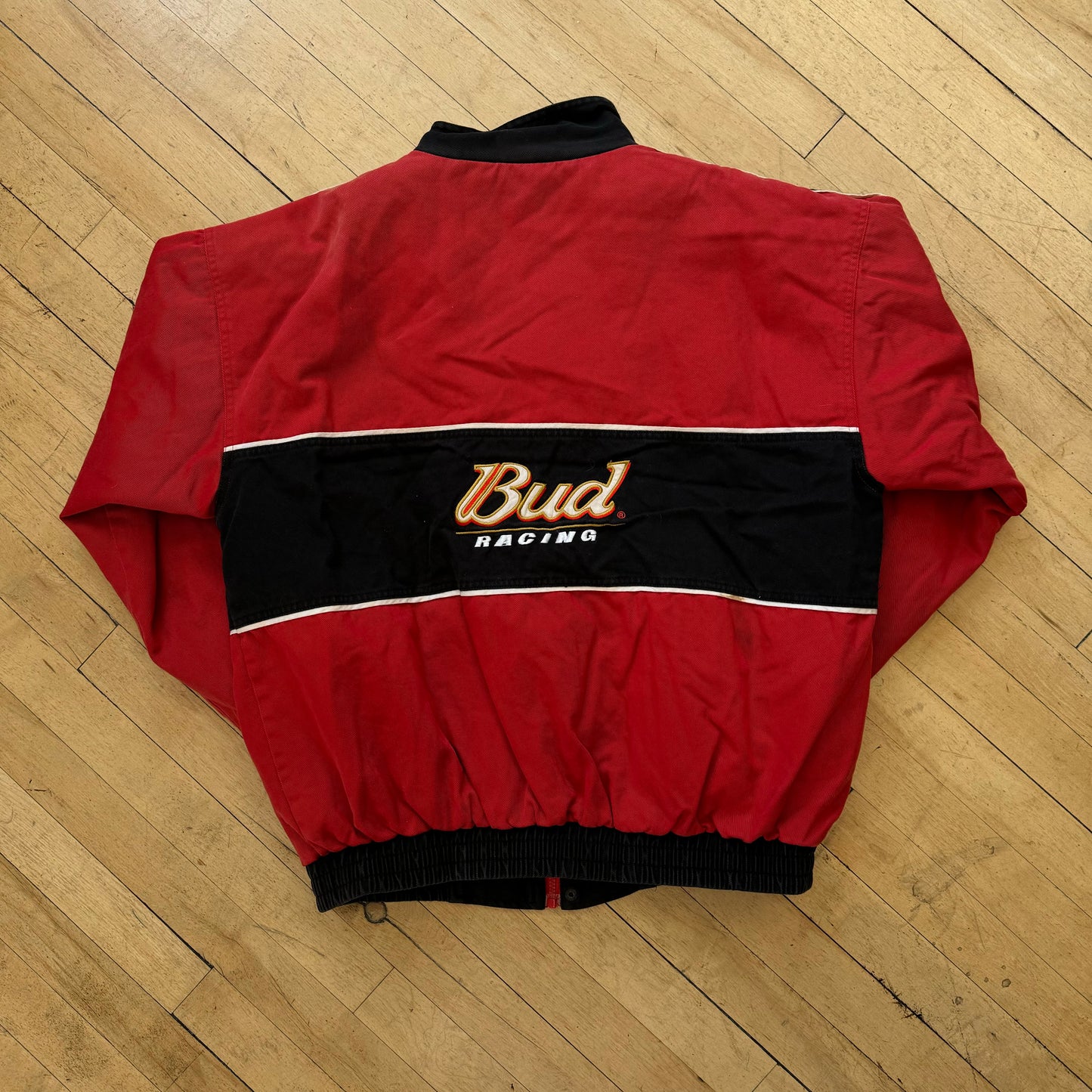 Vintage Budweiser Racing Jacket Sz L