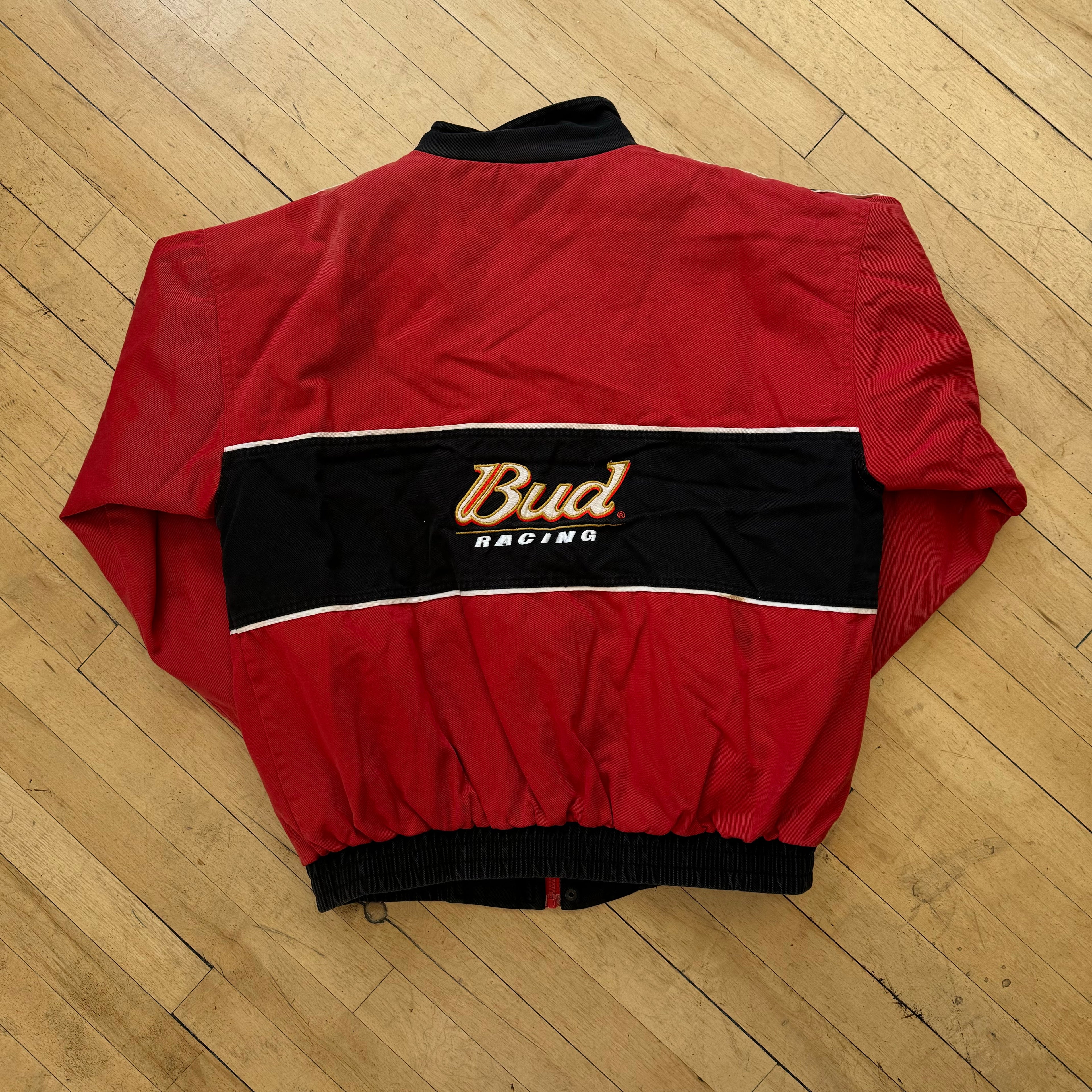 Vintage Budweiser Racing Jacket Sz L