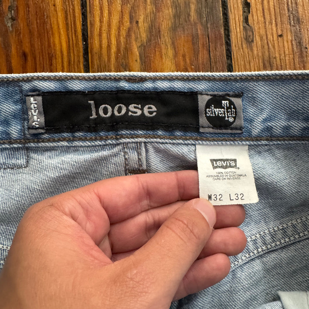 Vintage SilverTab Loose Denim Jeans Sz 32x32