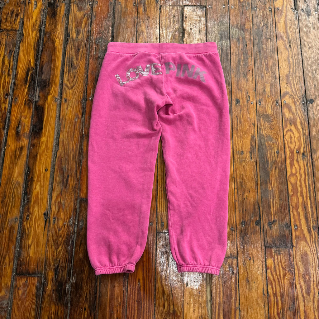 Y2K Love Pink SpellOut Pants Sz S