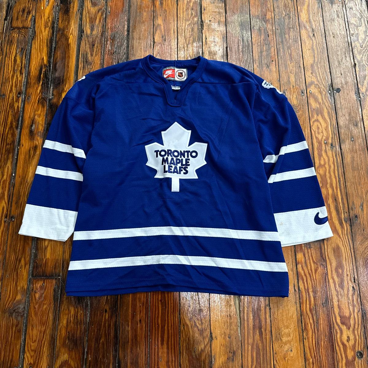 Vintage Nike Toronto Maple Leafs Hockey Jersey Sz L