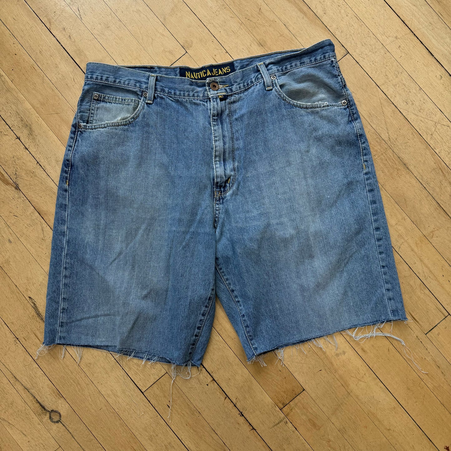 Vintage Nautica Denim Jean shorts Sz 38