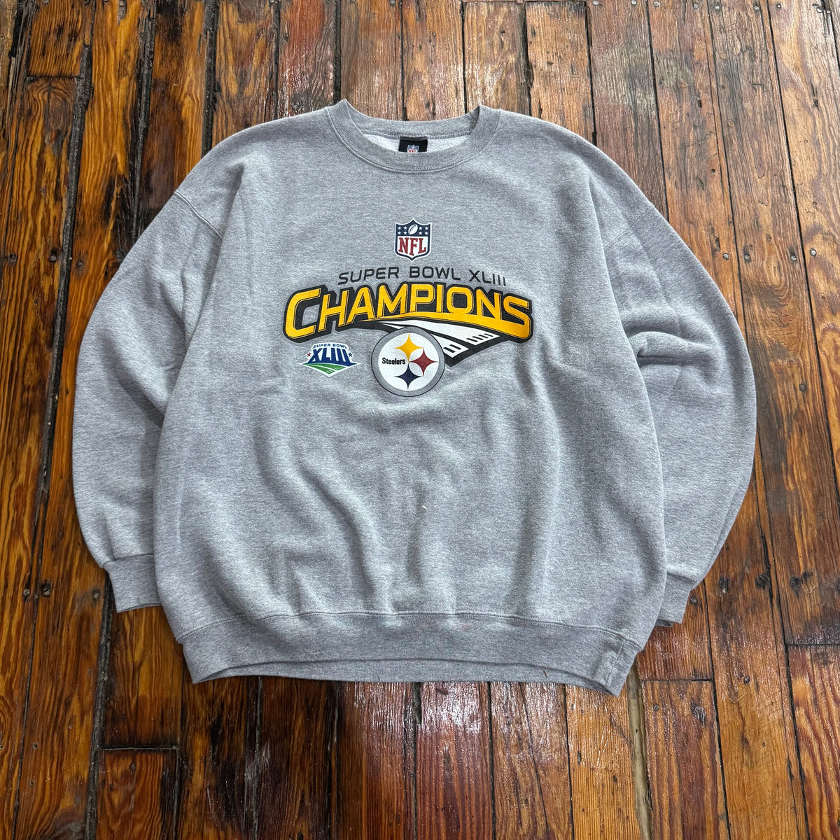 Vintage Steelers Super Bowl Champions CrewNeck Sz L