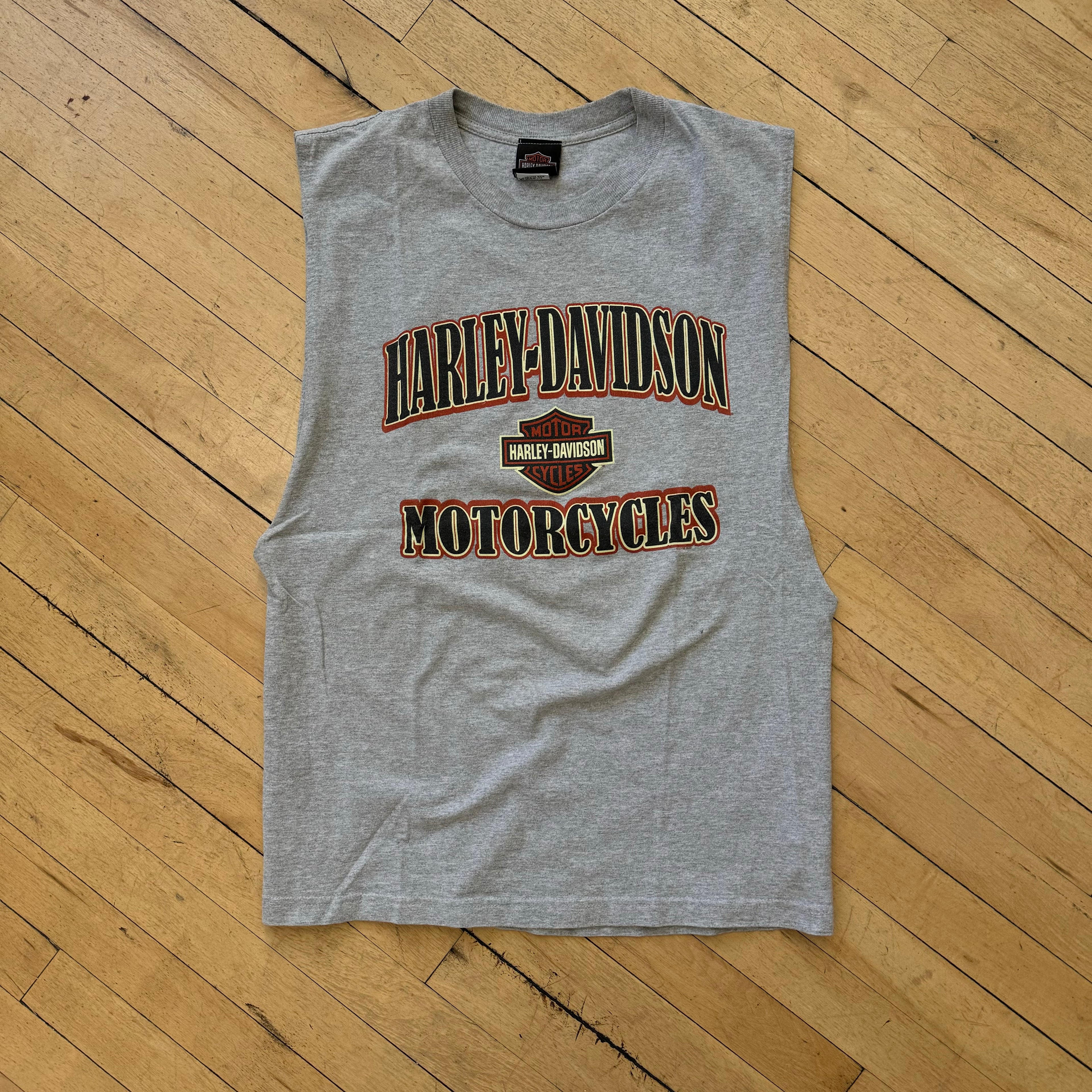 Harley Davidson VanderFest Flame Tank Top T-shirt Sz M