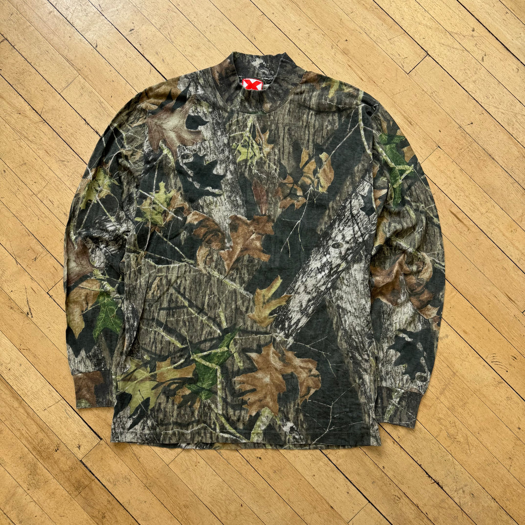Vintage X Scent Camo Long Sleeve T-shirt Sz L