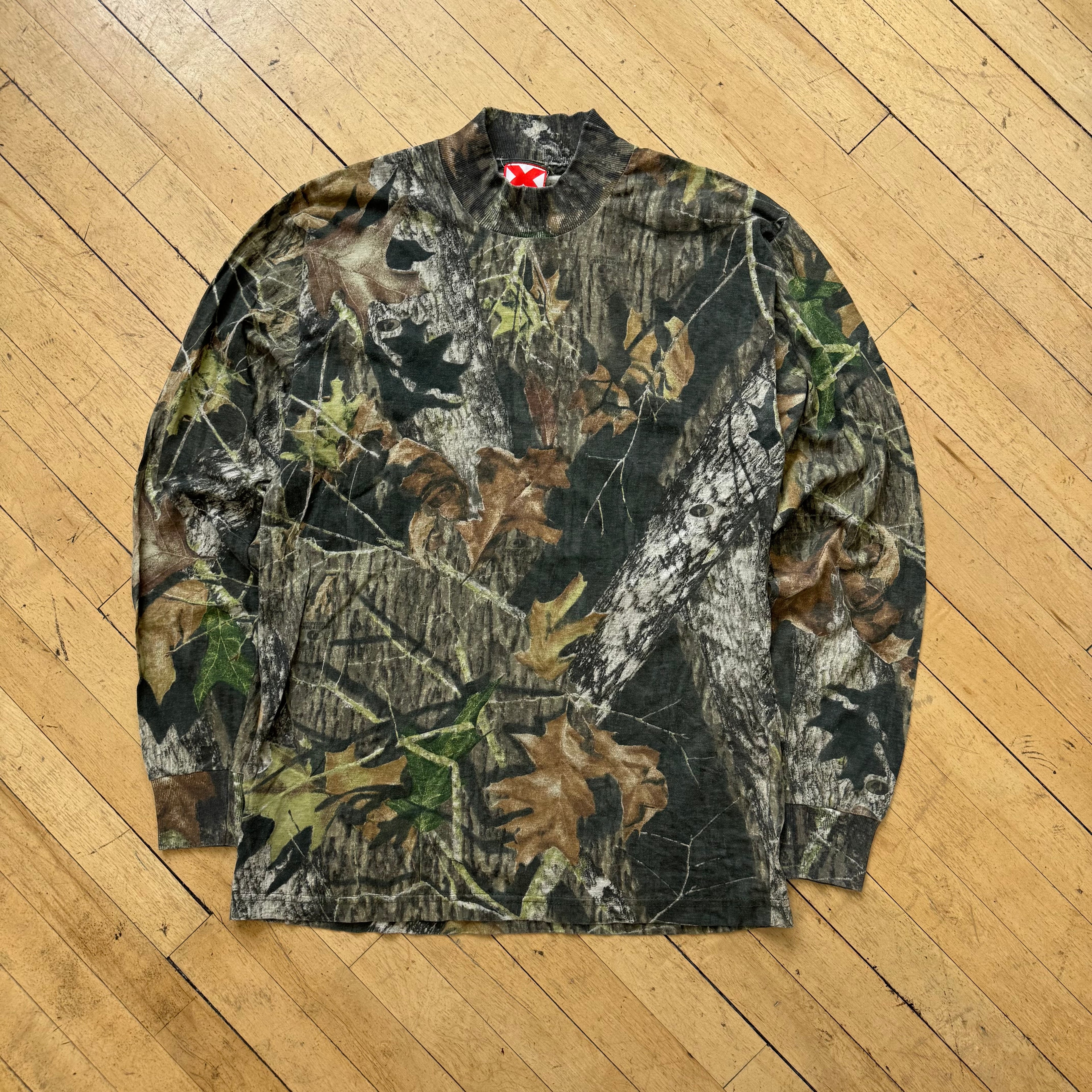 Vintage X Scent Camo Long Sleeve T-shirt Sz L