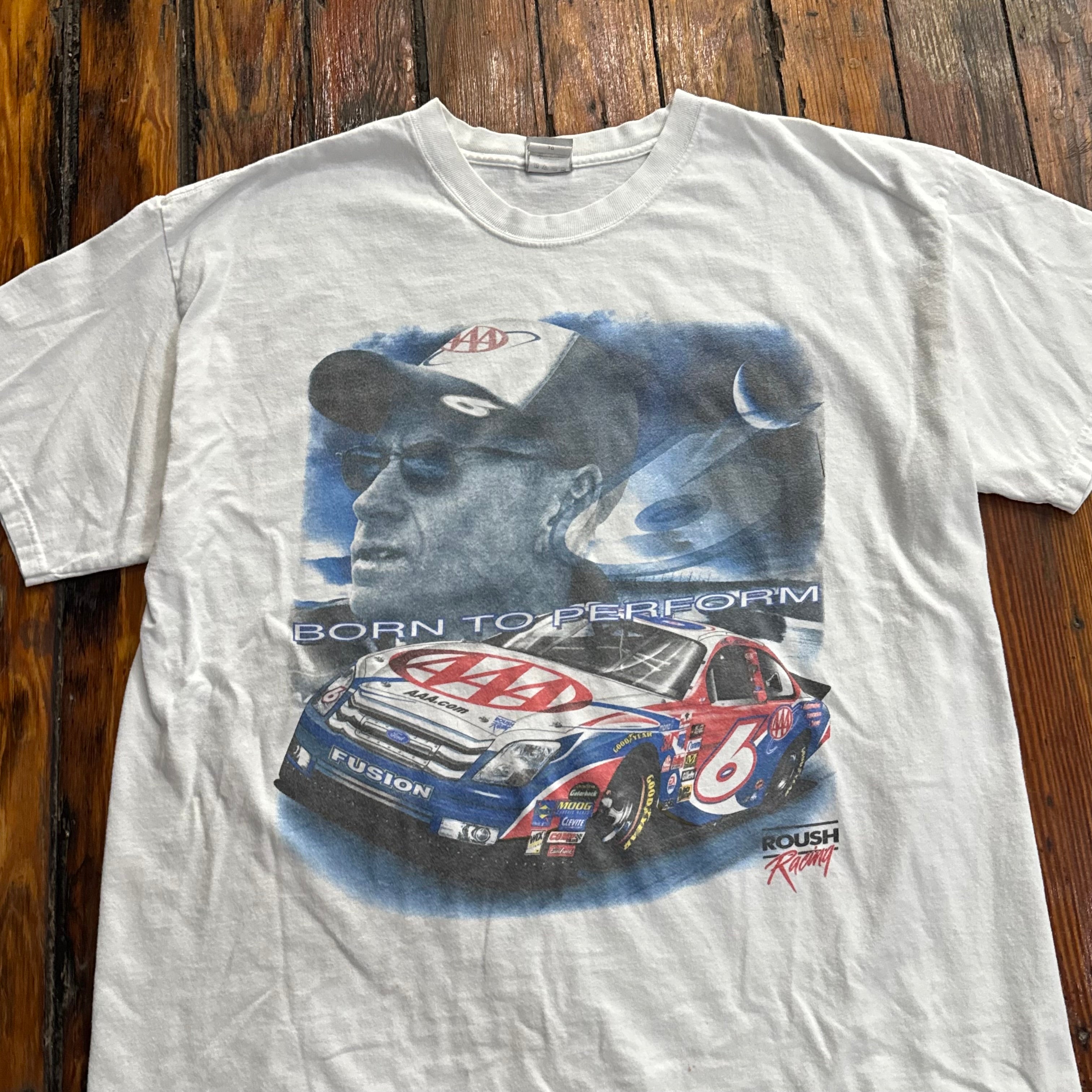 Vintage Nascar Live to Race T-shirt Sz XL