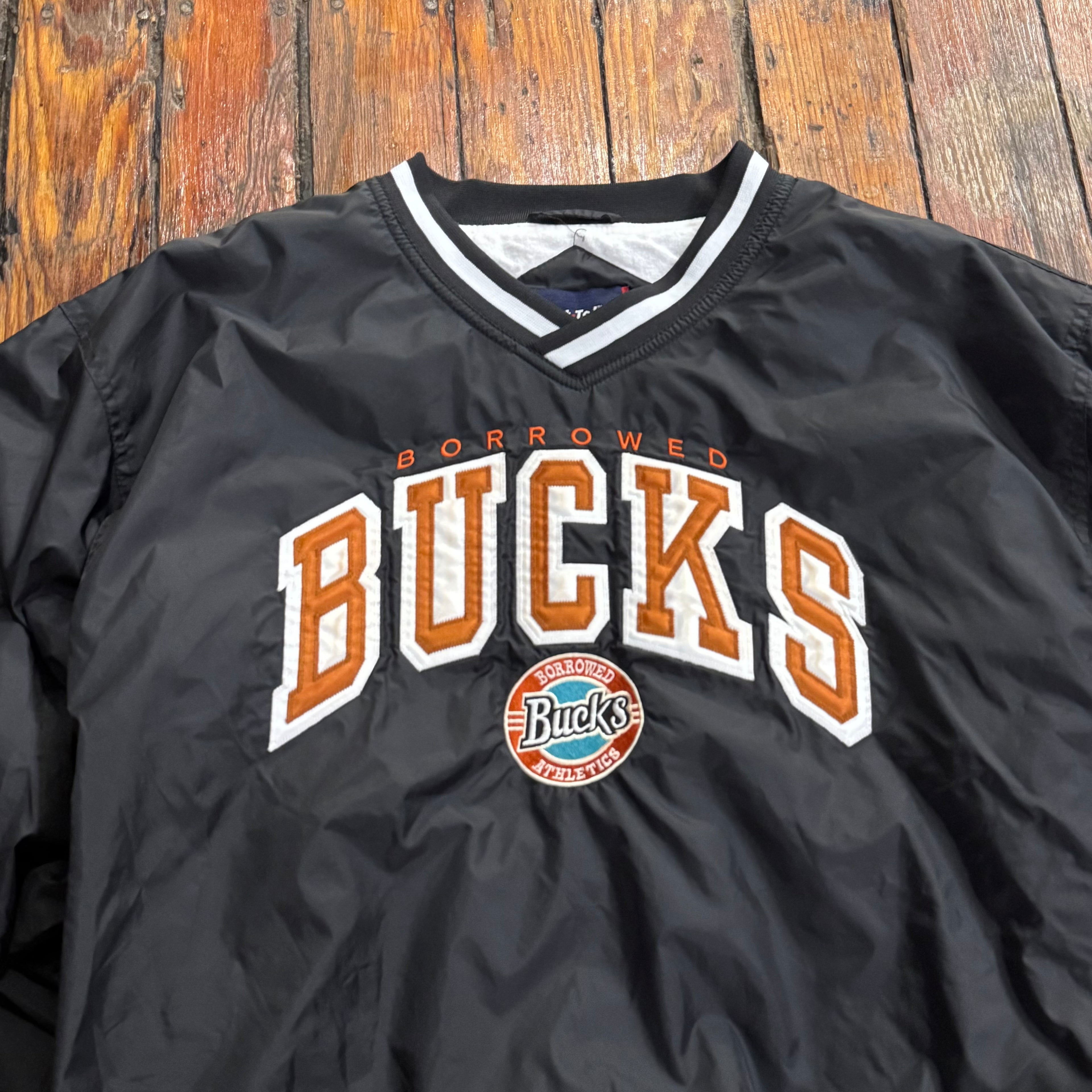 Vintage Borrowed Bucks Pull Over Jacket Sz S