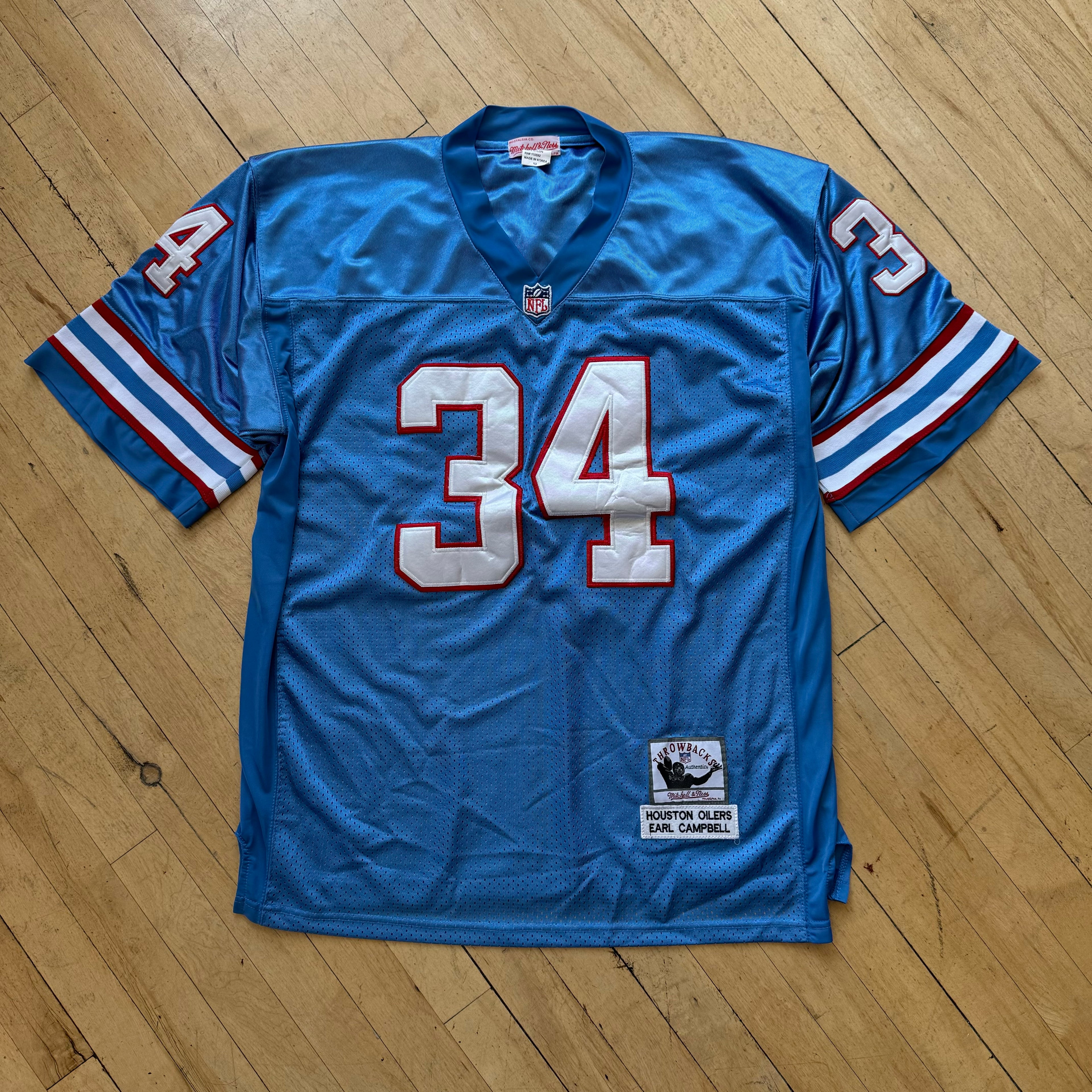 Mitchell & Ness Throwback Oilers “Campbell” Jersey Sz XL