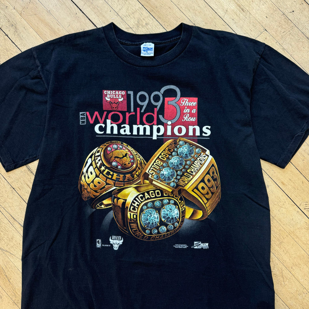Vintage Chicago Bulls Rings 93’ T-shirt Sz XL