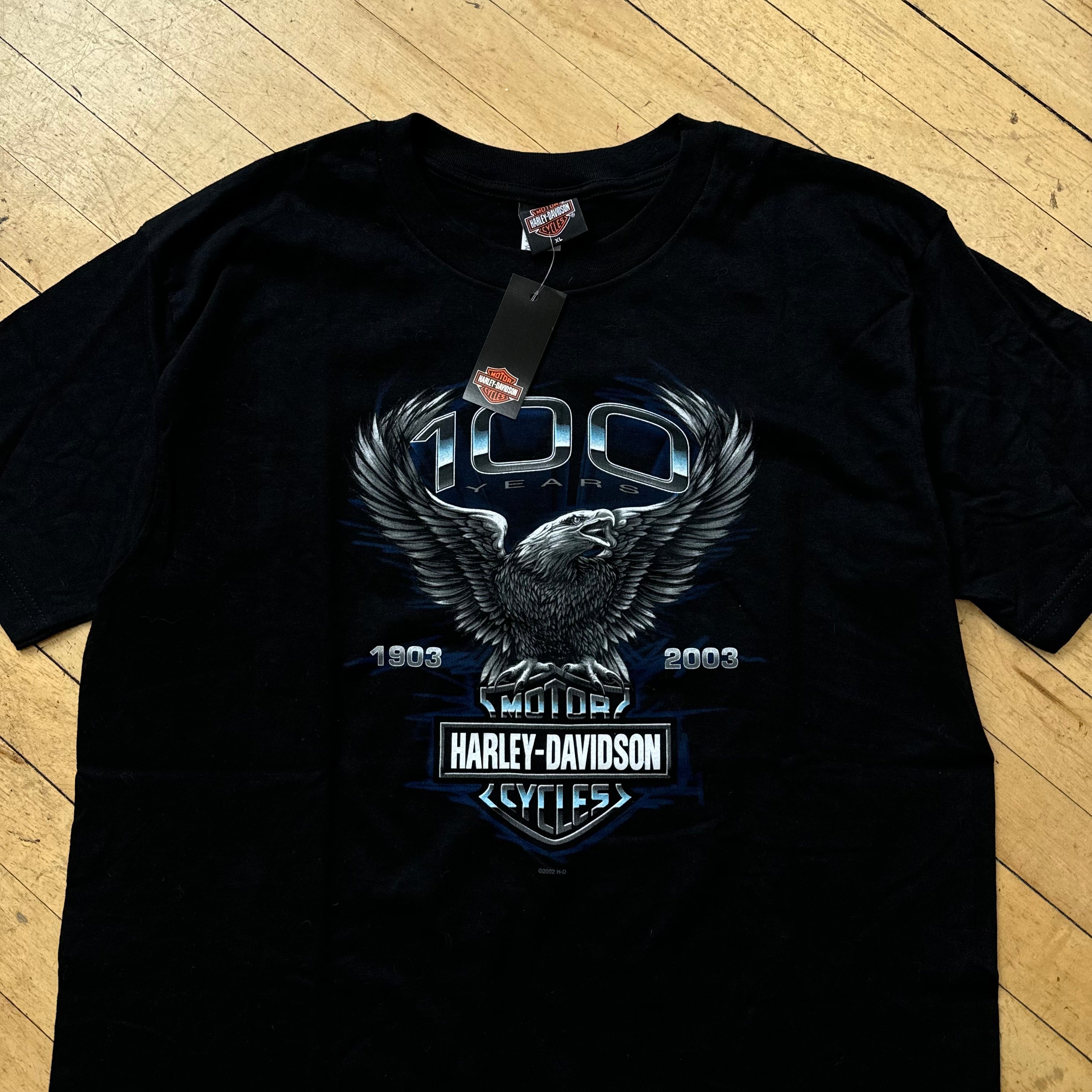 Y2K 100 Years of Harley Anniversary T-shirt Sz XL