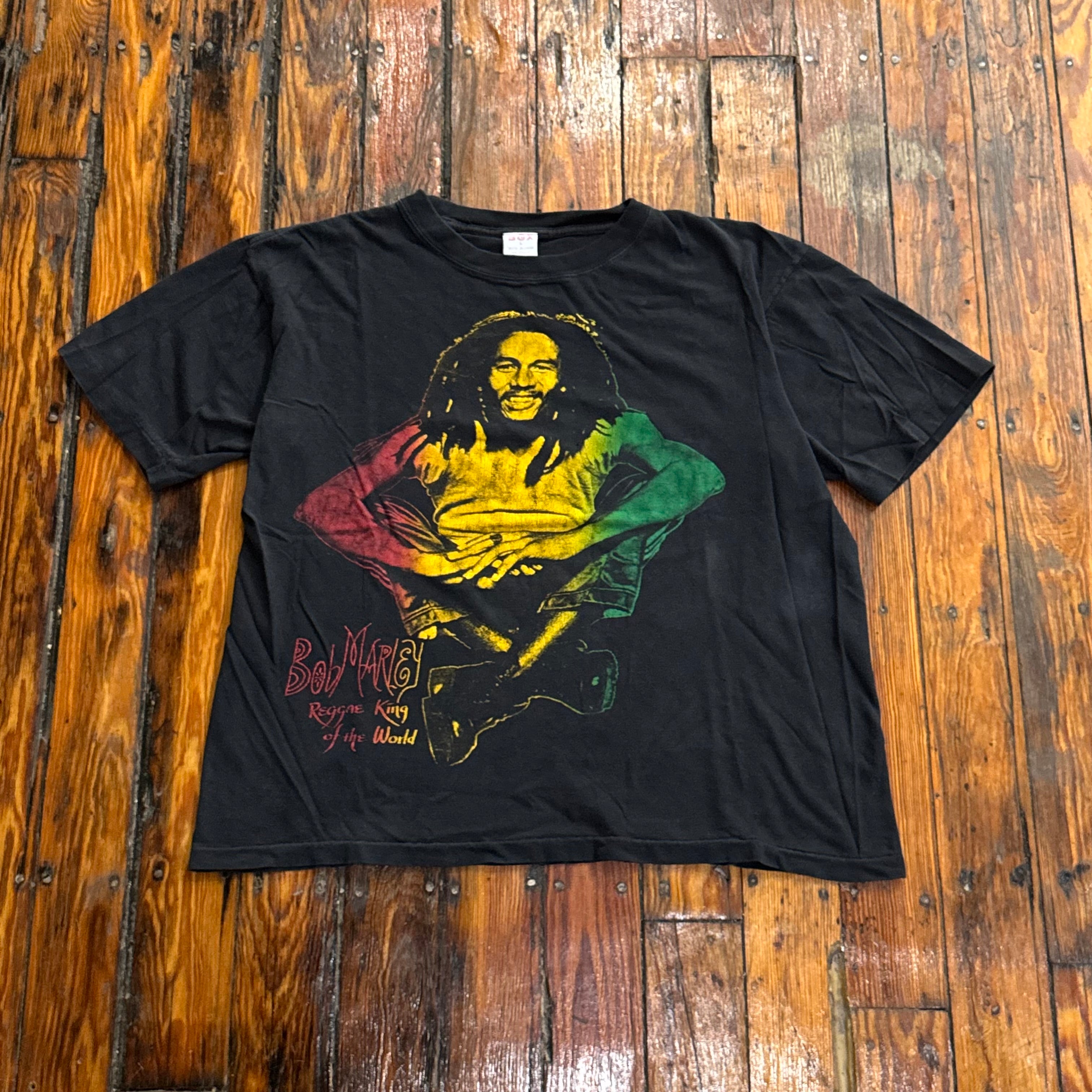 Vintage Bob Marley King of Reggie T-shirt Sz L