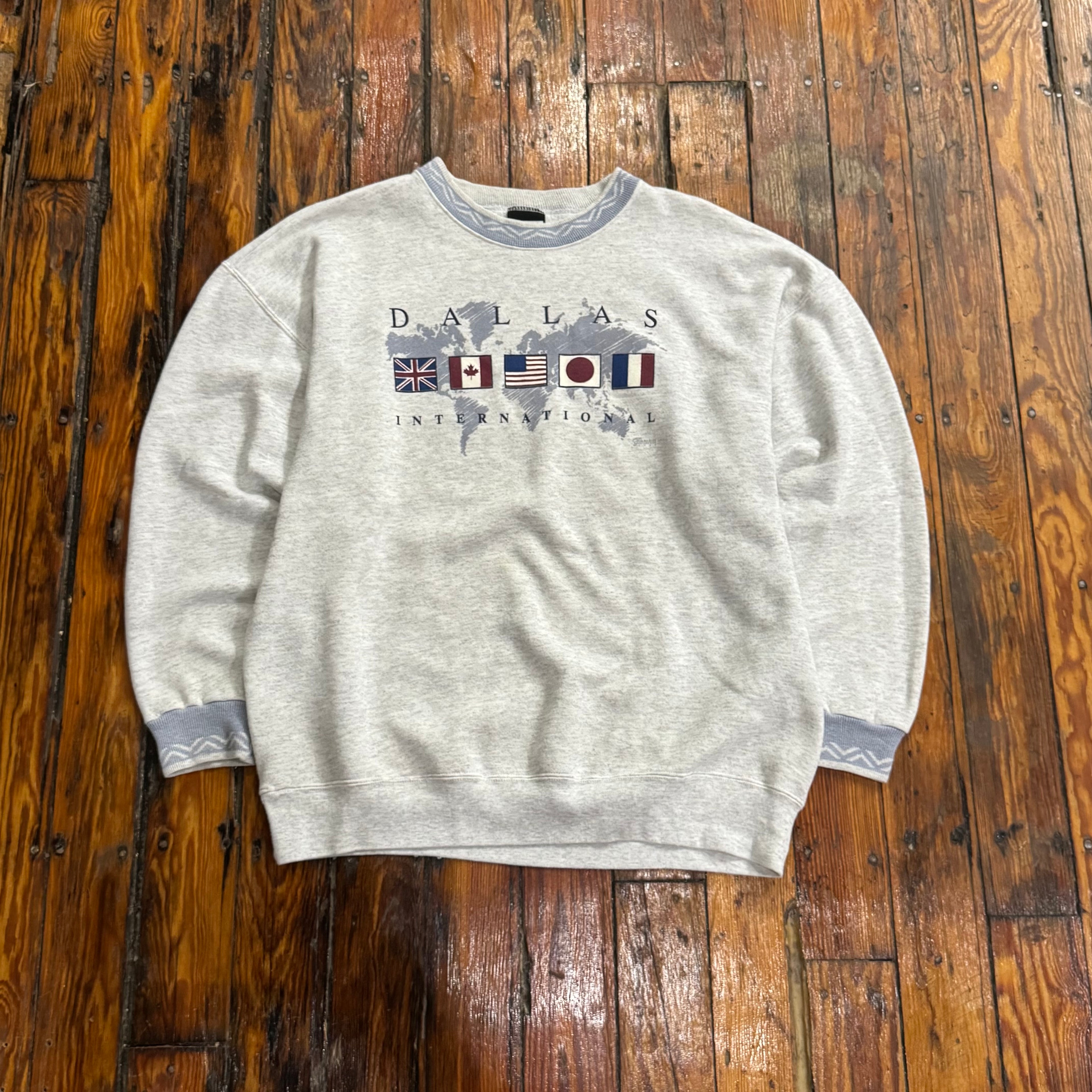 Vintage Dallas International Crewneck Sz L