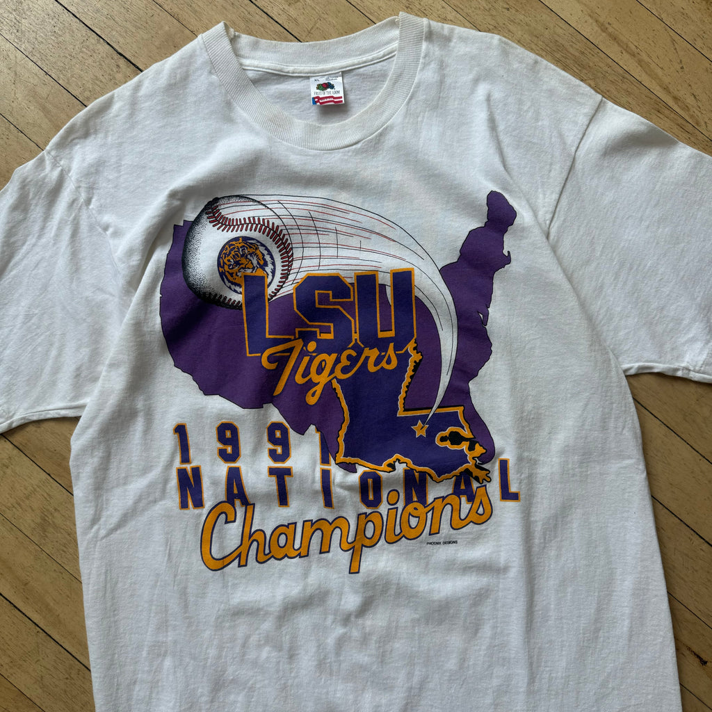 Vintage LUS Tigers Baseball Champions Sz XL